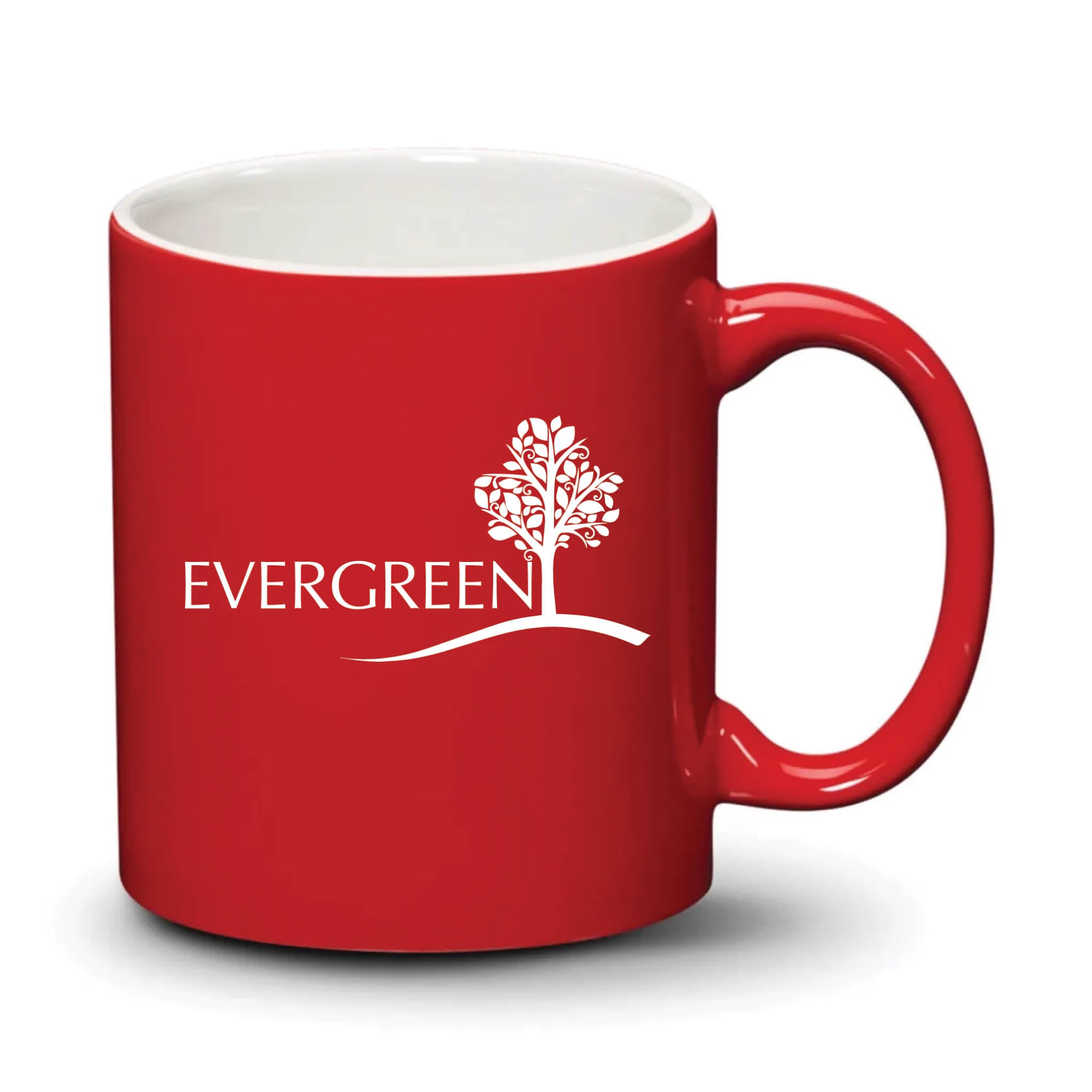 Malibu Mug Red White Logo