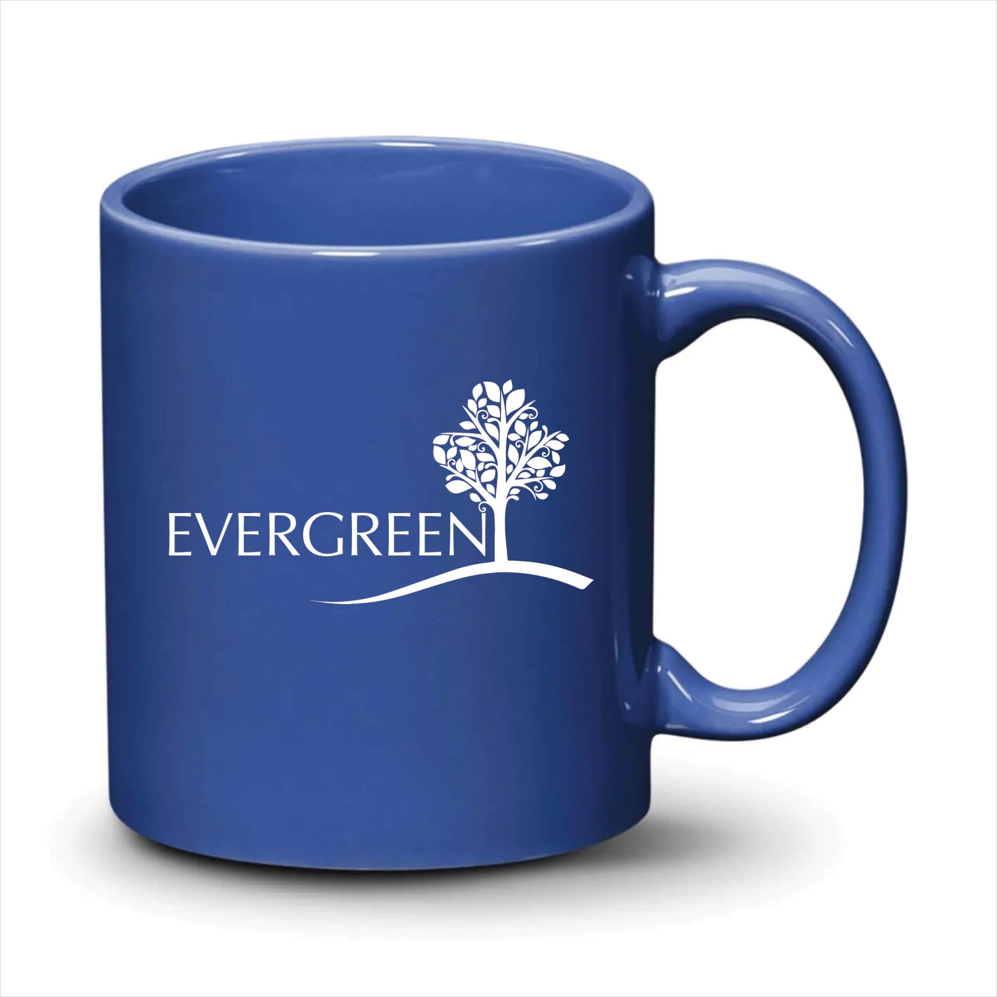 Malibu Mug Ocean Blue White Logo