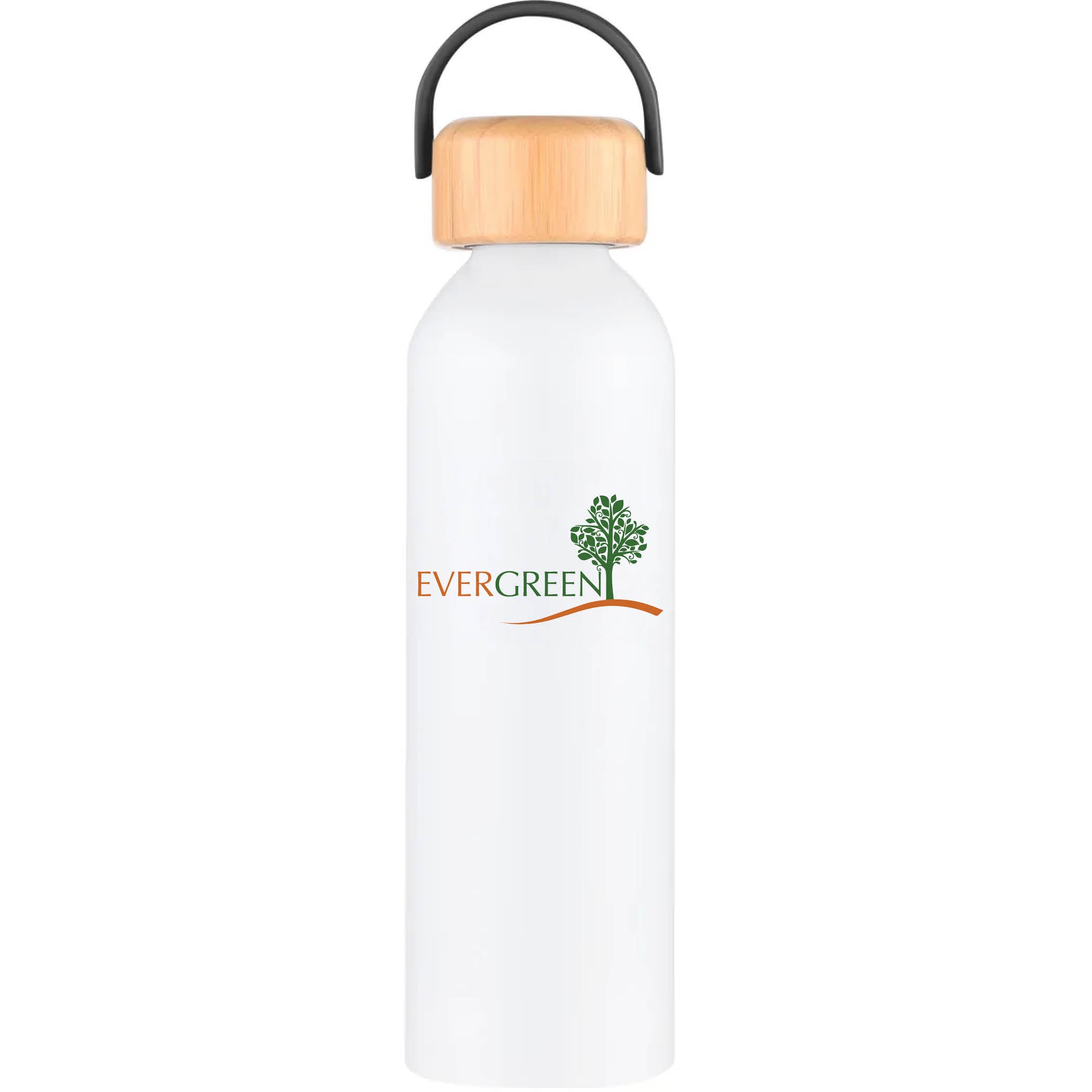 Geyser-VI 24 Oz. Eco Friendly Sports Water Bottle White