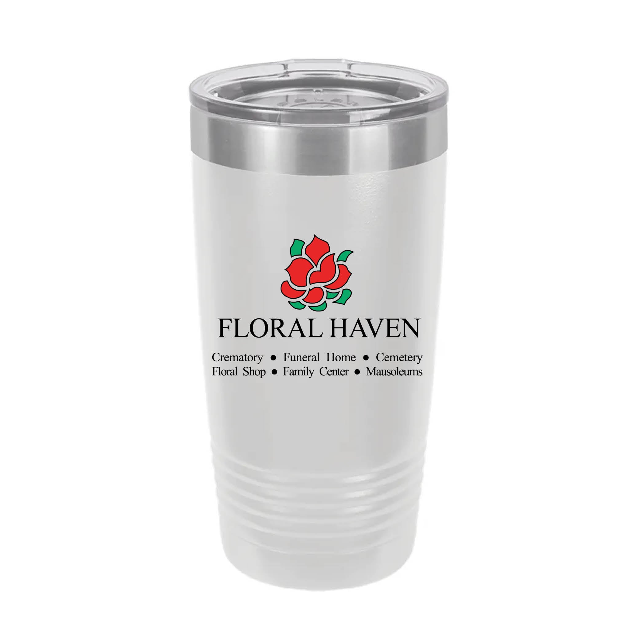 Polar Camel 20oz Ringneck Tumbler White