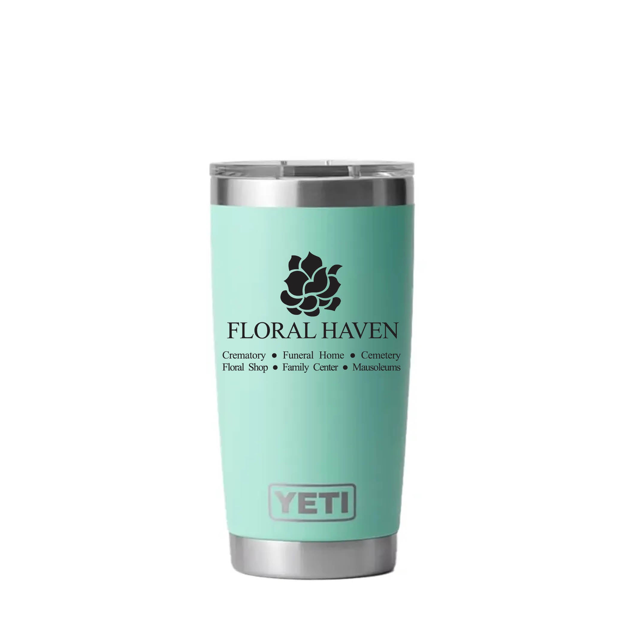 YETI Rambler 20 oz Tumbler Sea Foam