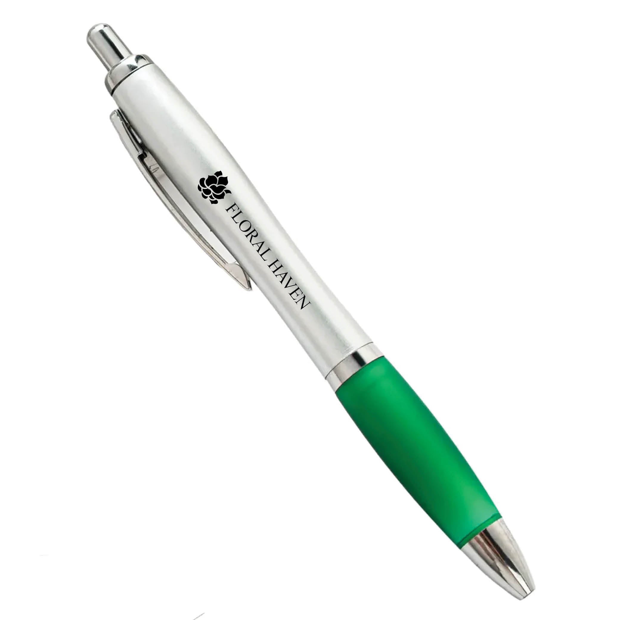 Click Action Ballpoint Pen Green