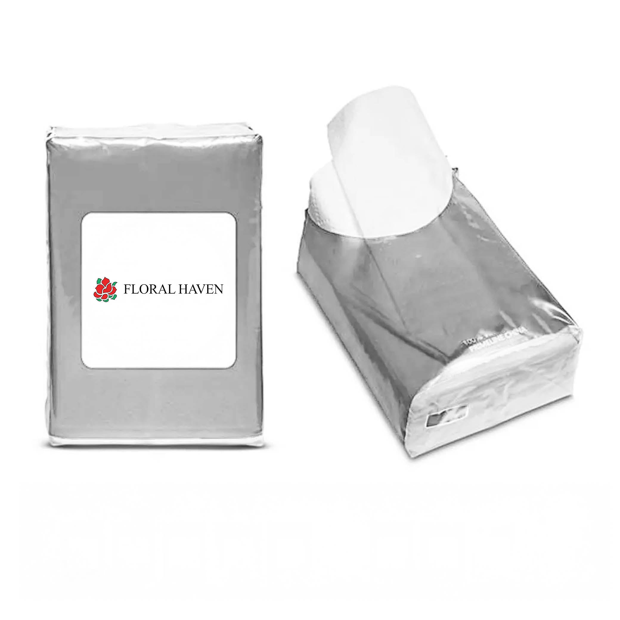 Mini Tissue Packet Silver