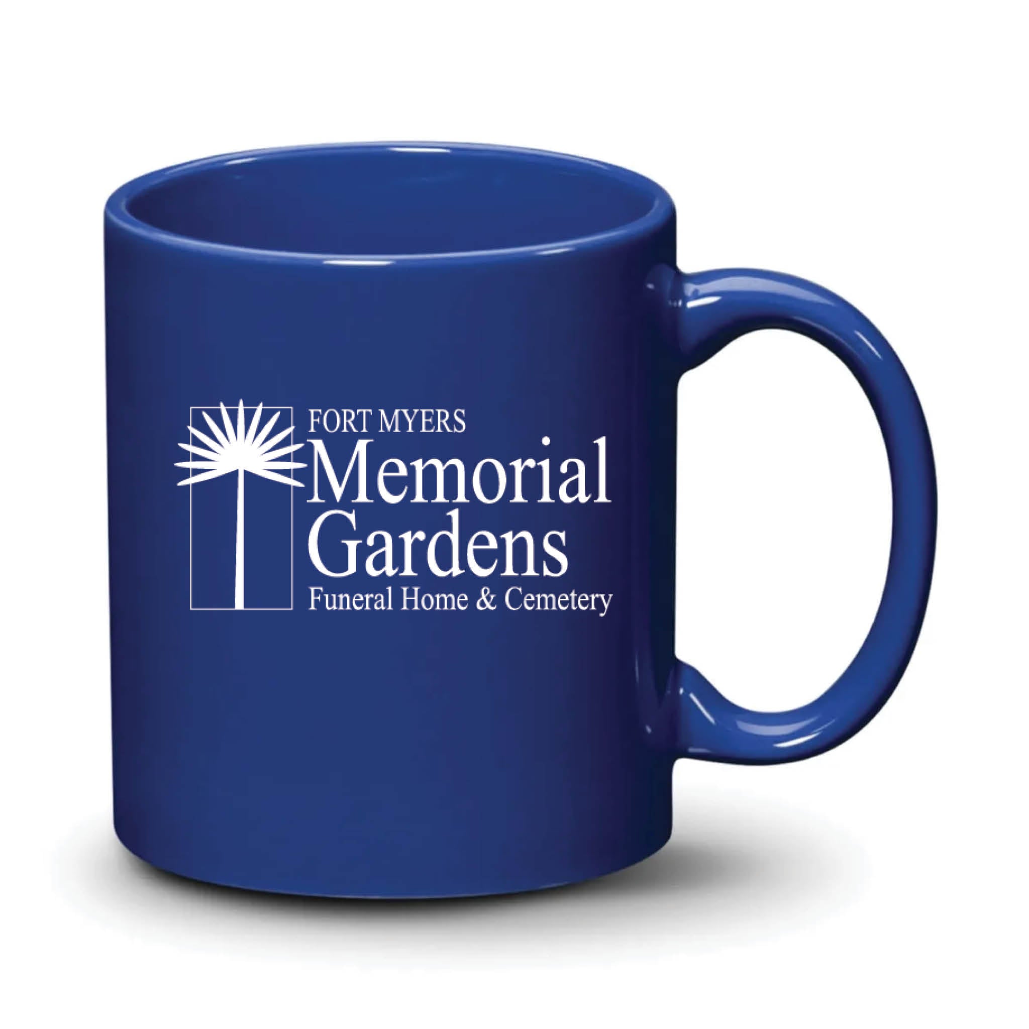 Malibu Mug Royal Blue White Logo