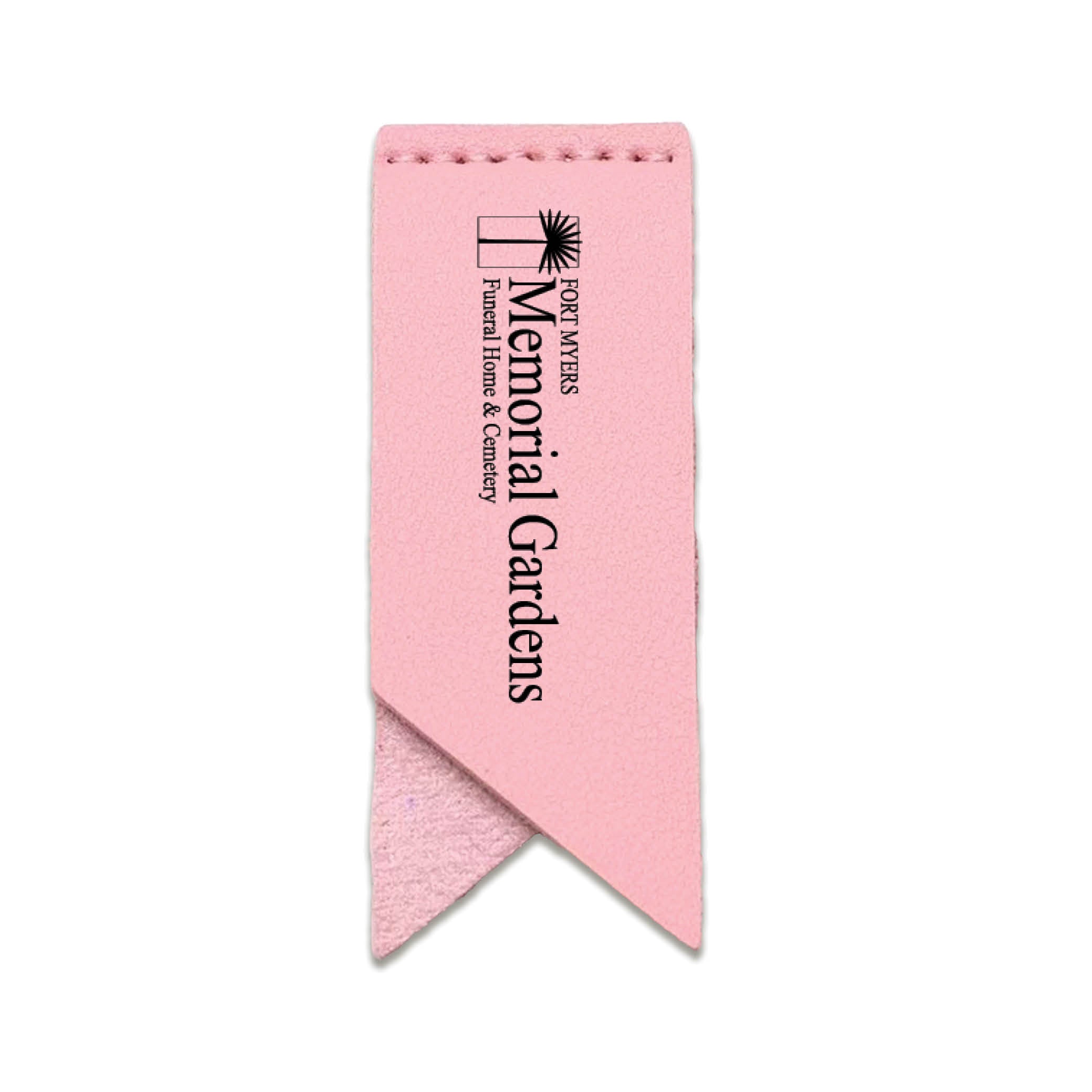Handmade Leather Bookmark Corner Marker Clip Read Sign Pink