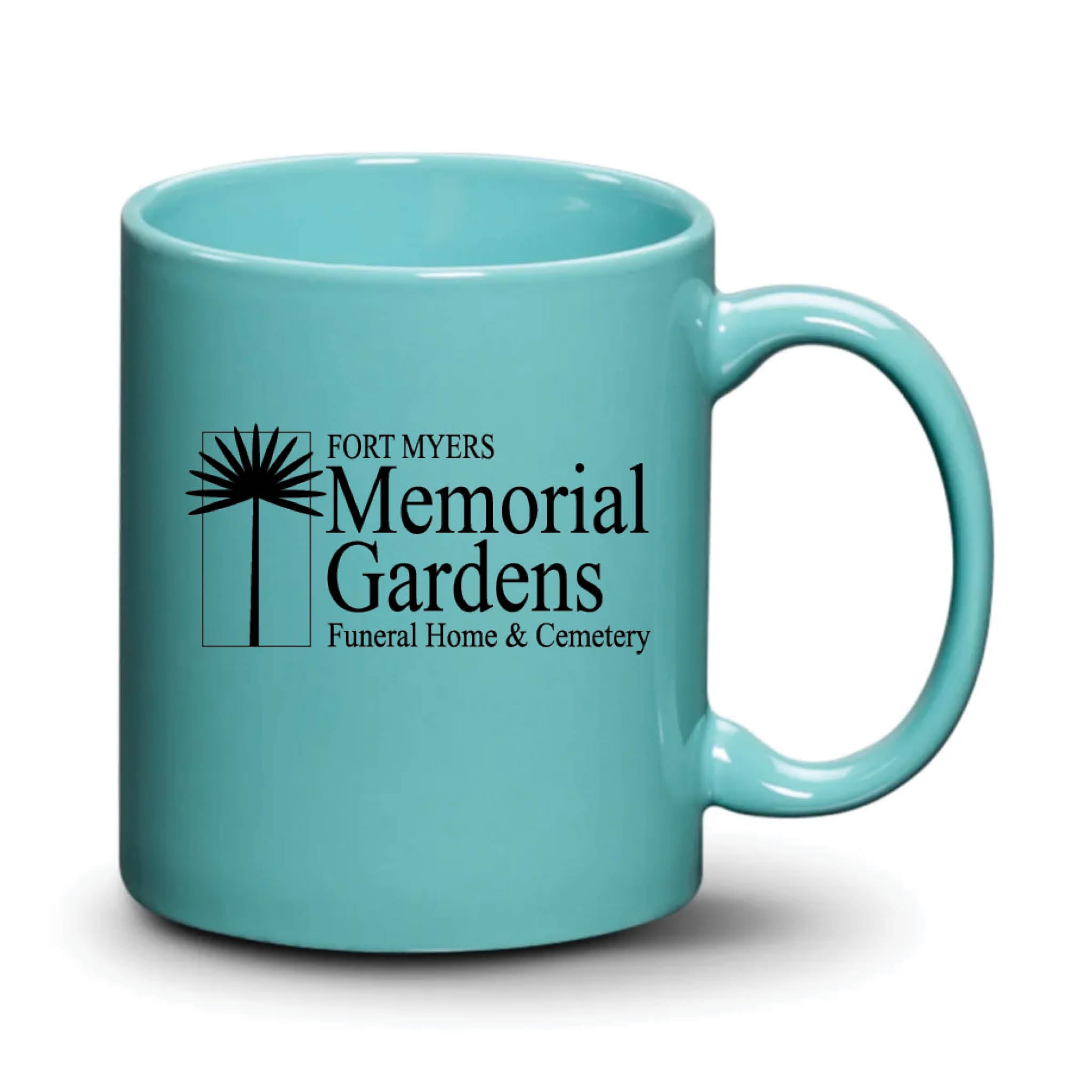 Malibu Mug Aqua Black Logo