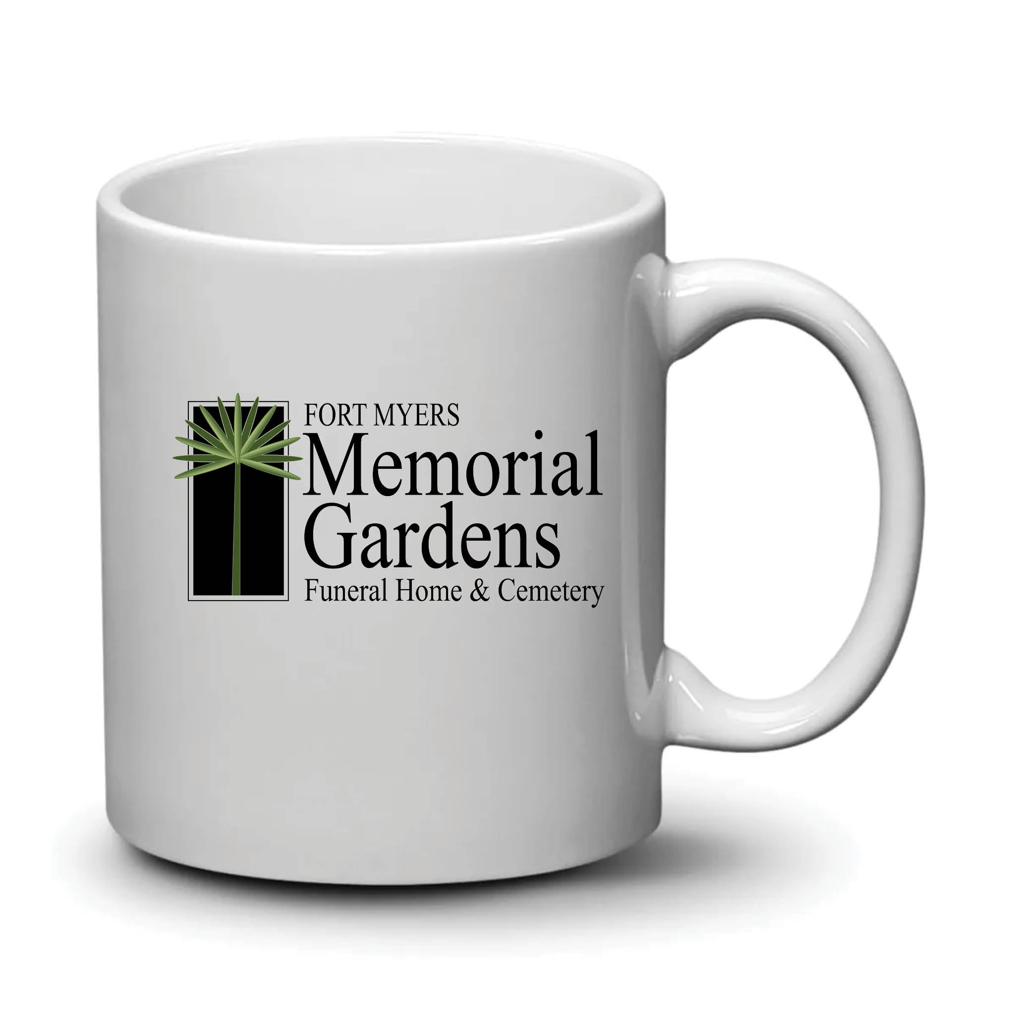 Malibu Mug White Full Color Logo