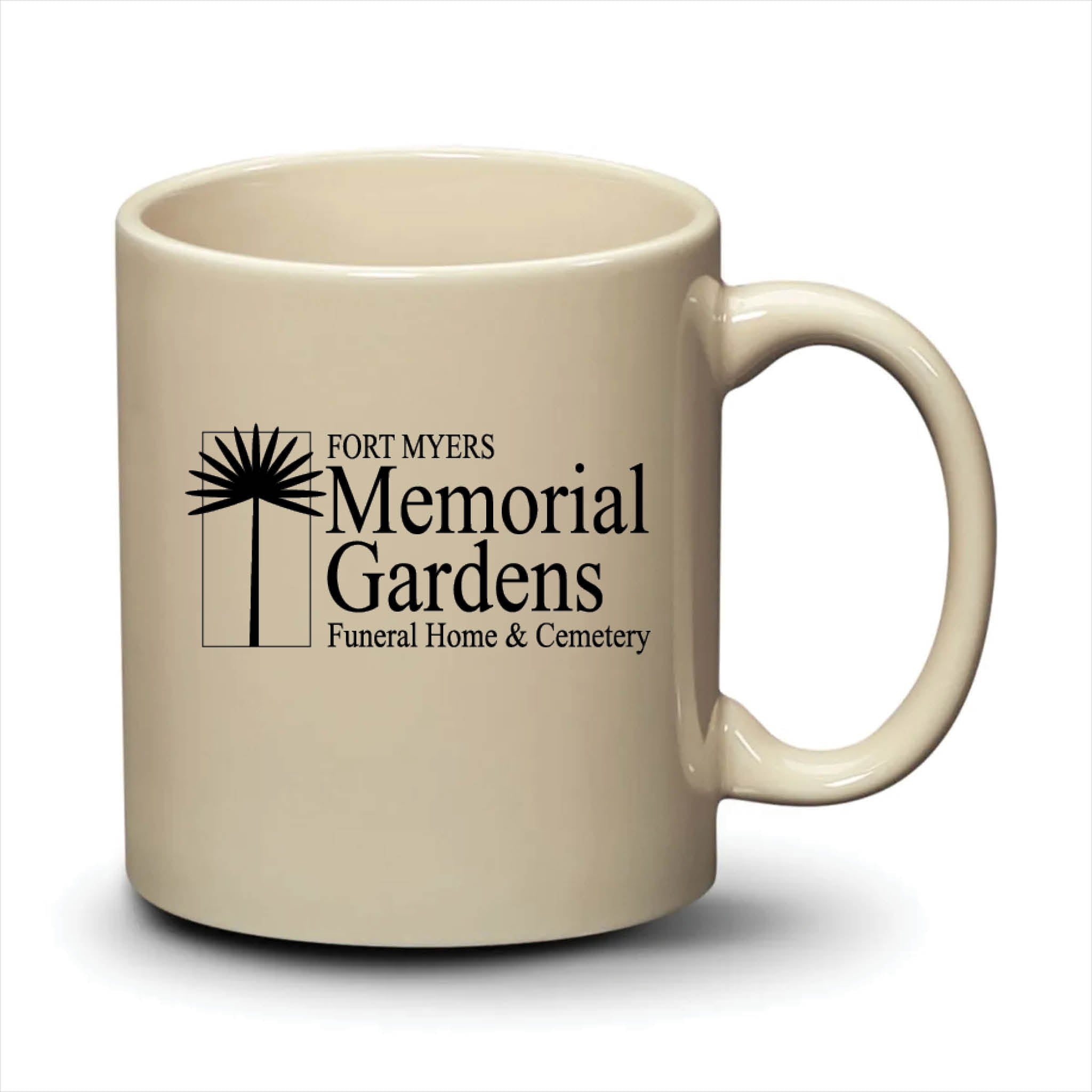 Malibu Mug Almond Black Logo