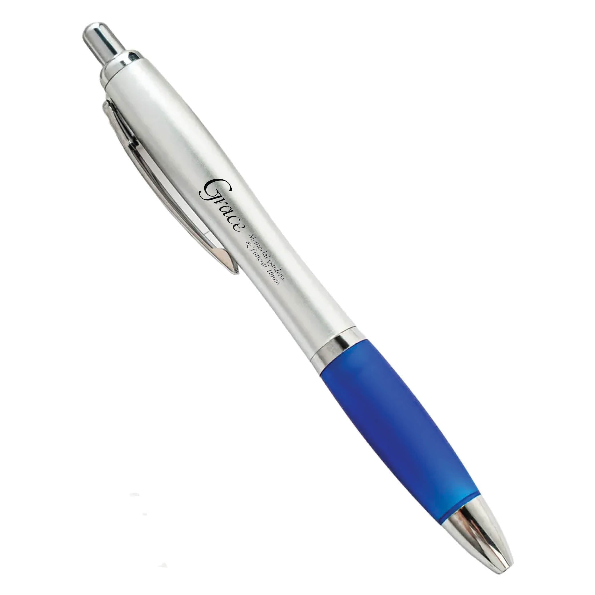 Click Action Ballpoint Pen Blue