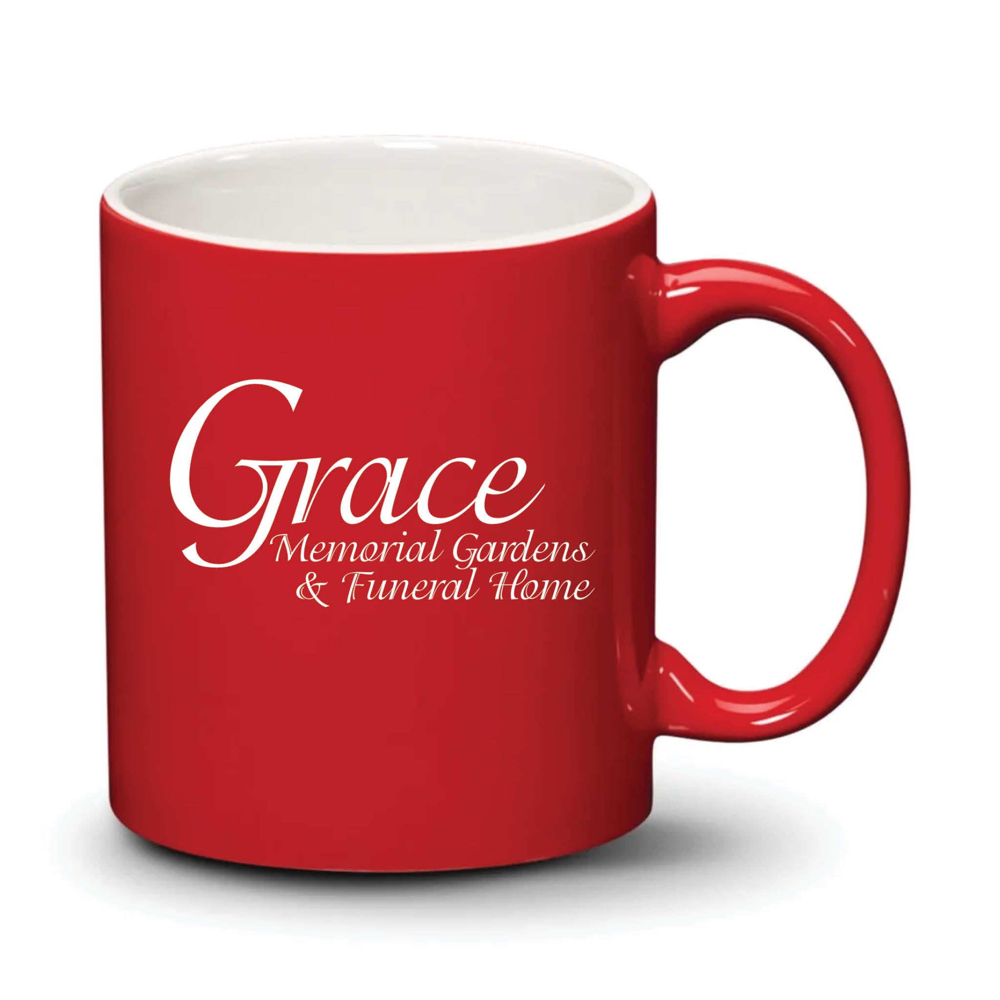 Malibu Mug Red White Logo