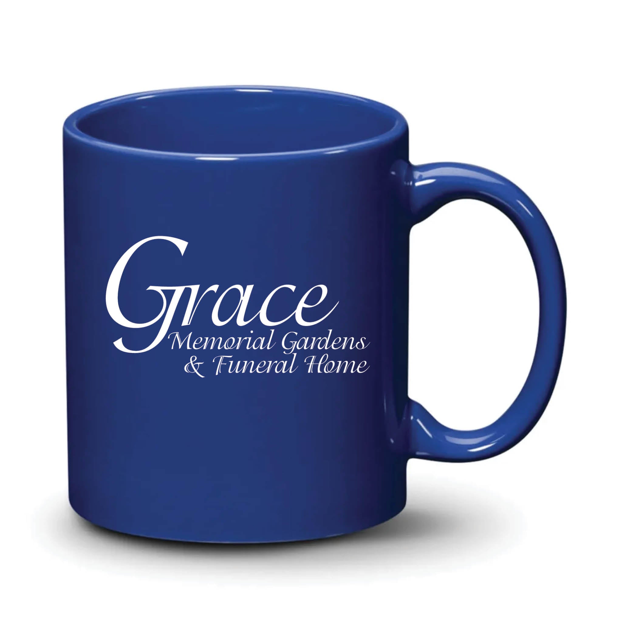 Malibu Mug Royal Blue White Logo