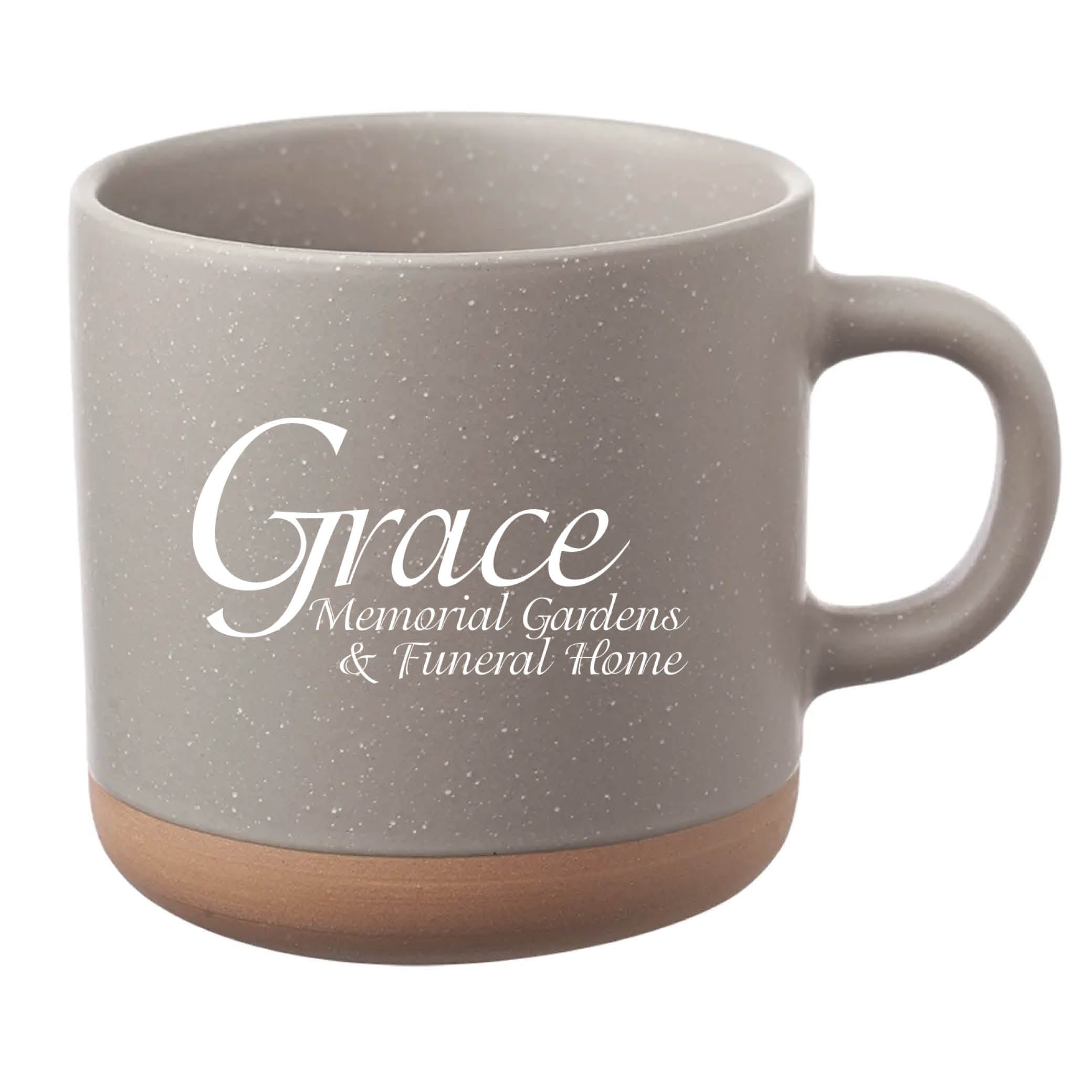 Cosmic Speckled Clay Coffee Mug 11 oz Gray