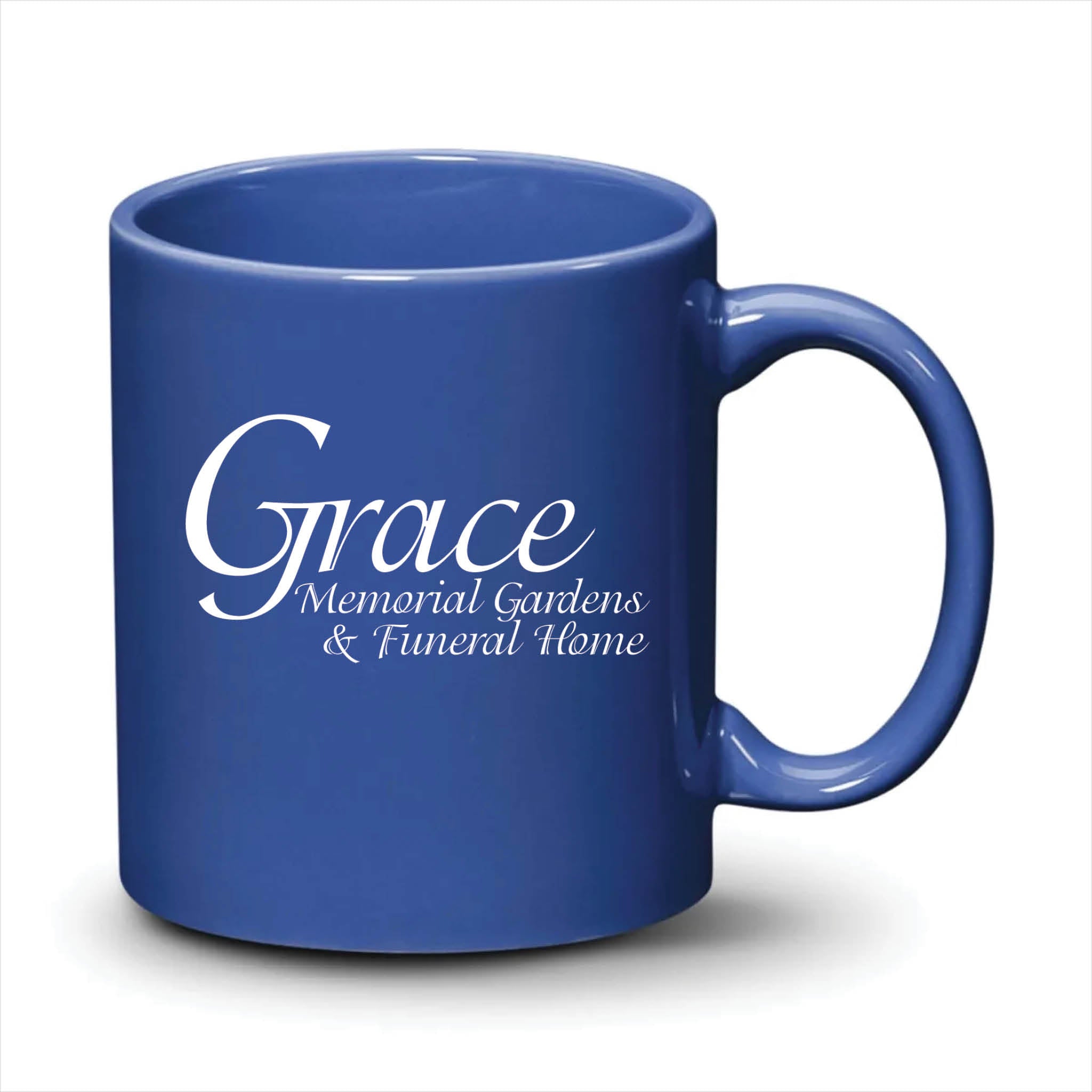 Malibu Mug Ocean Blue White Logo