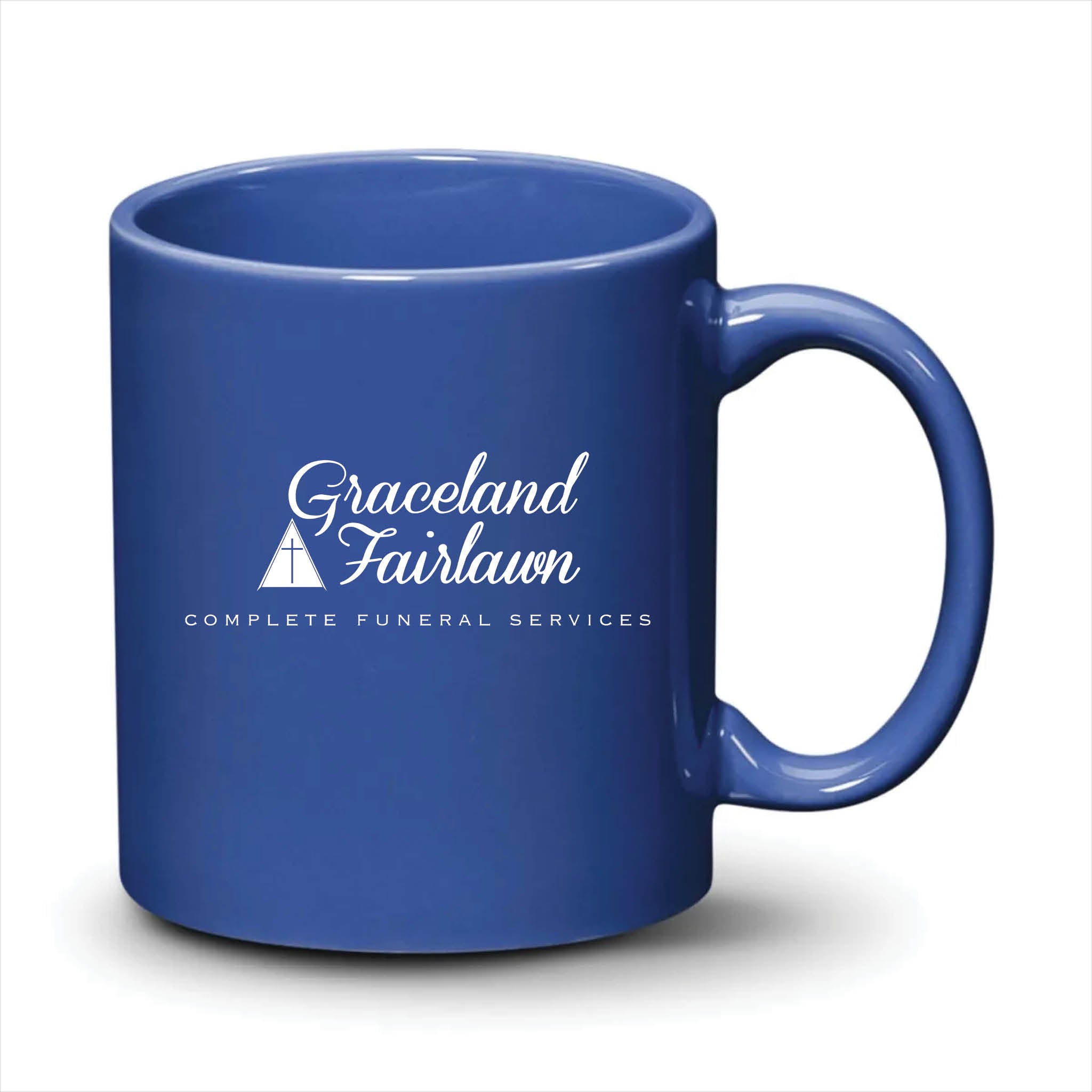 Malibu Mug Ocean Blue White Logo