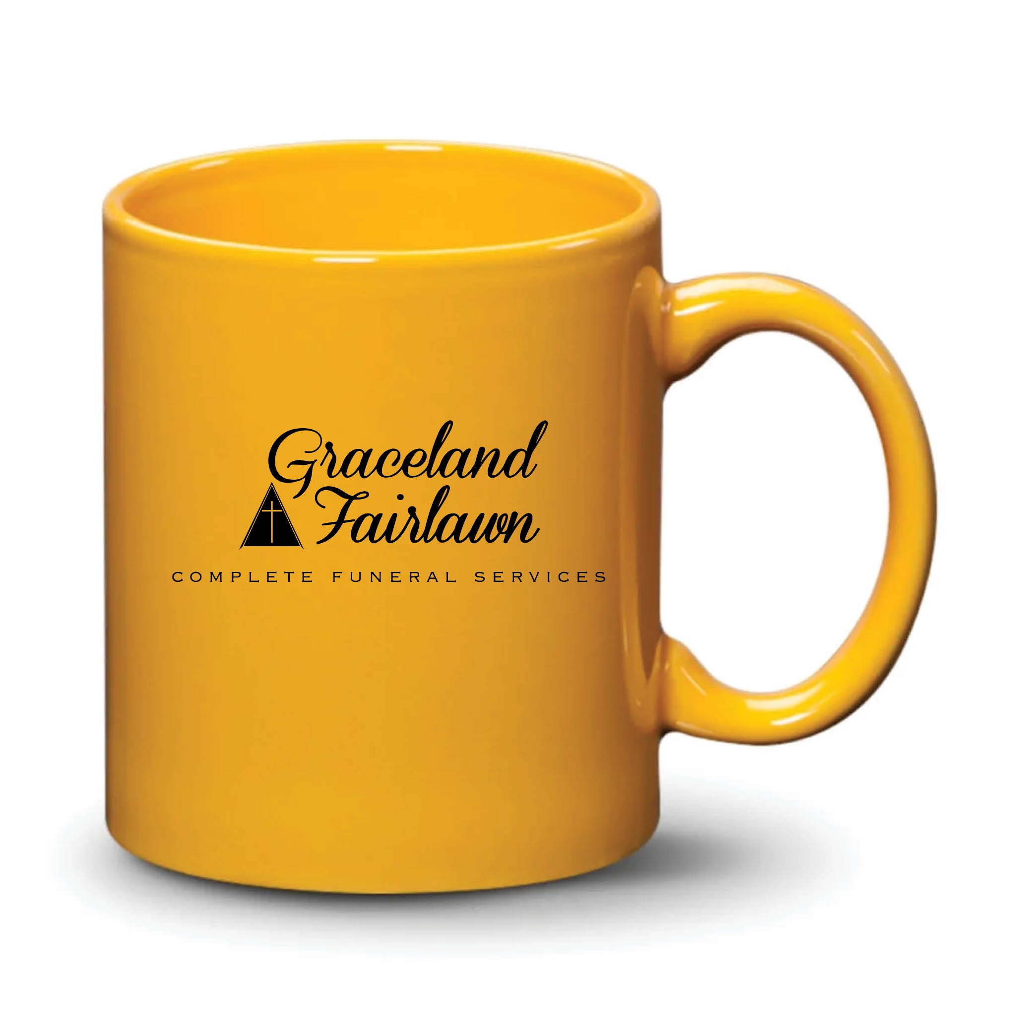Malibu Mug Gamboge Black Logo