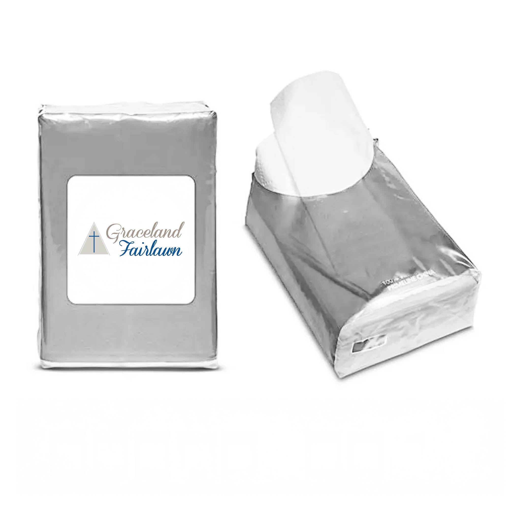 Mini Tissue Packet Silver