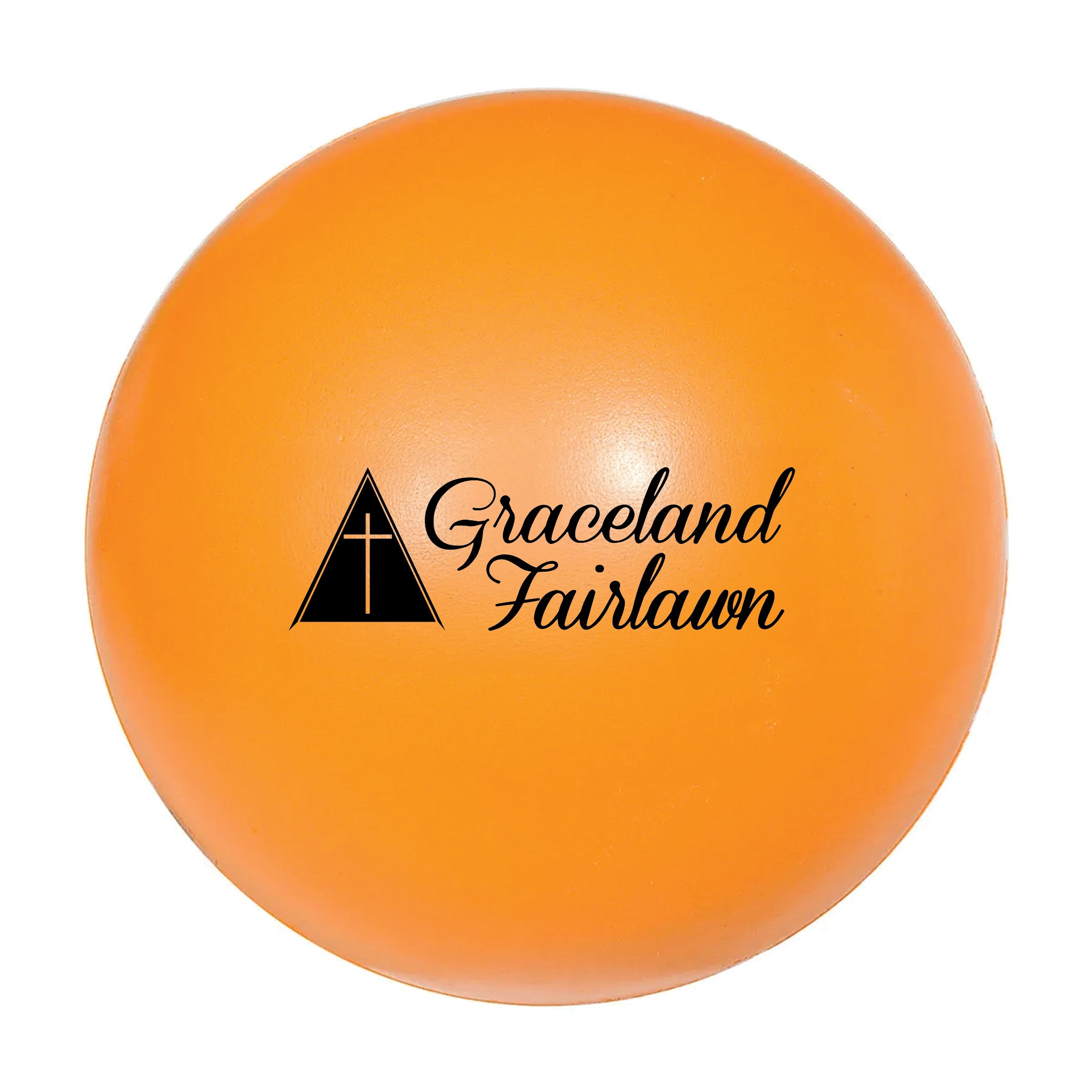 Round Stress Ball Orange