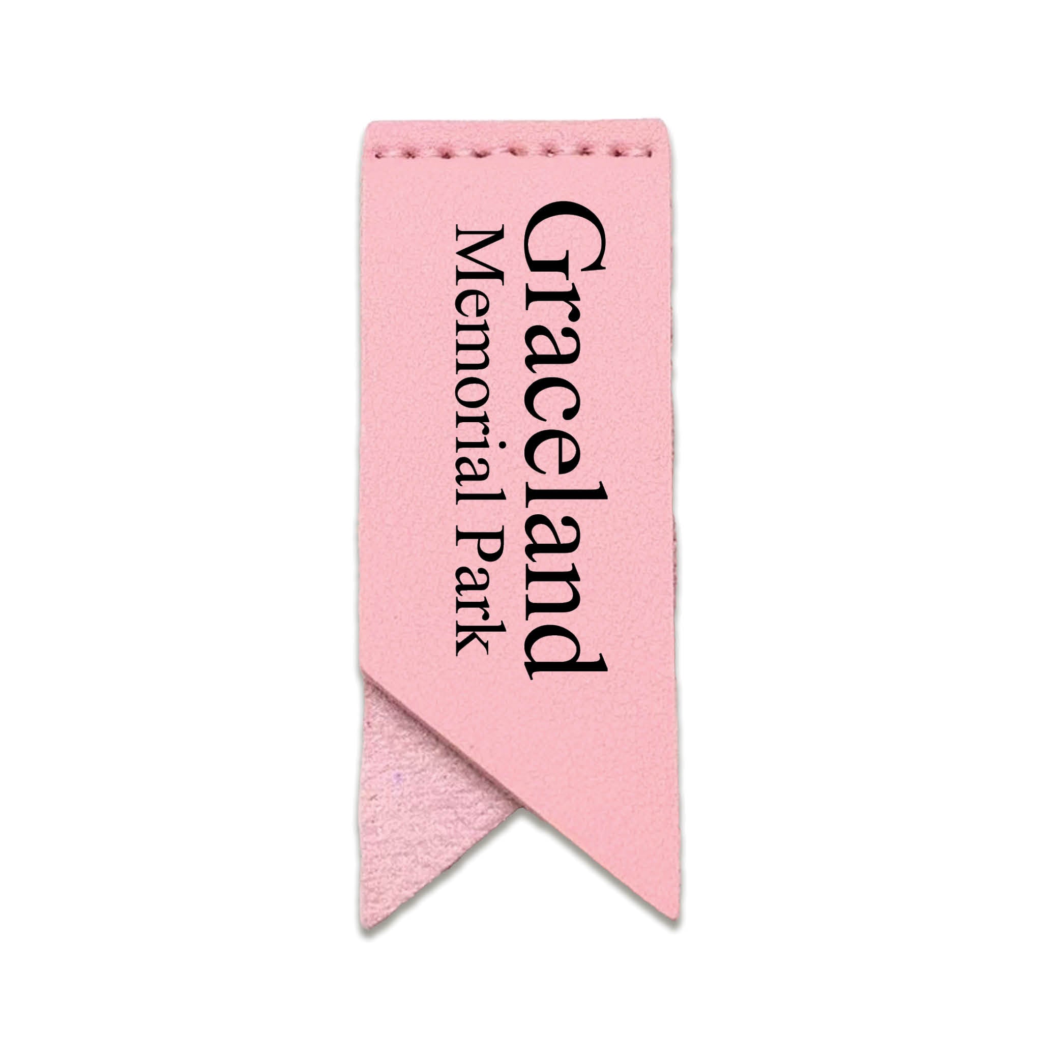 Handmade Leather Bookmark Corner Marker Clip Read Sign Pink