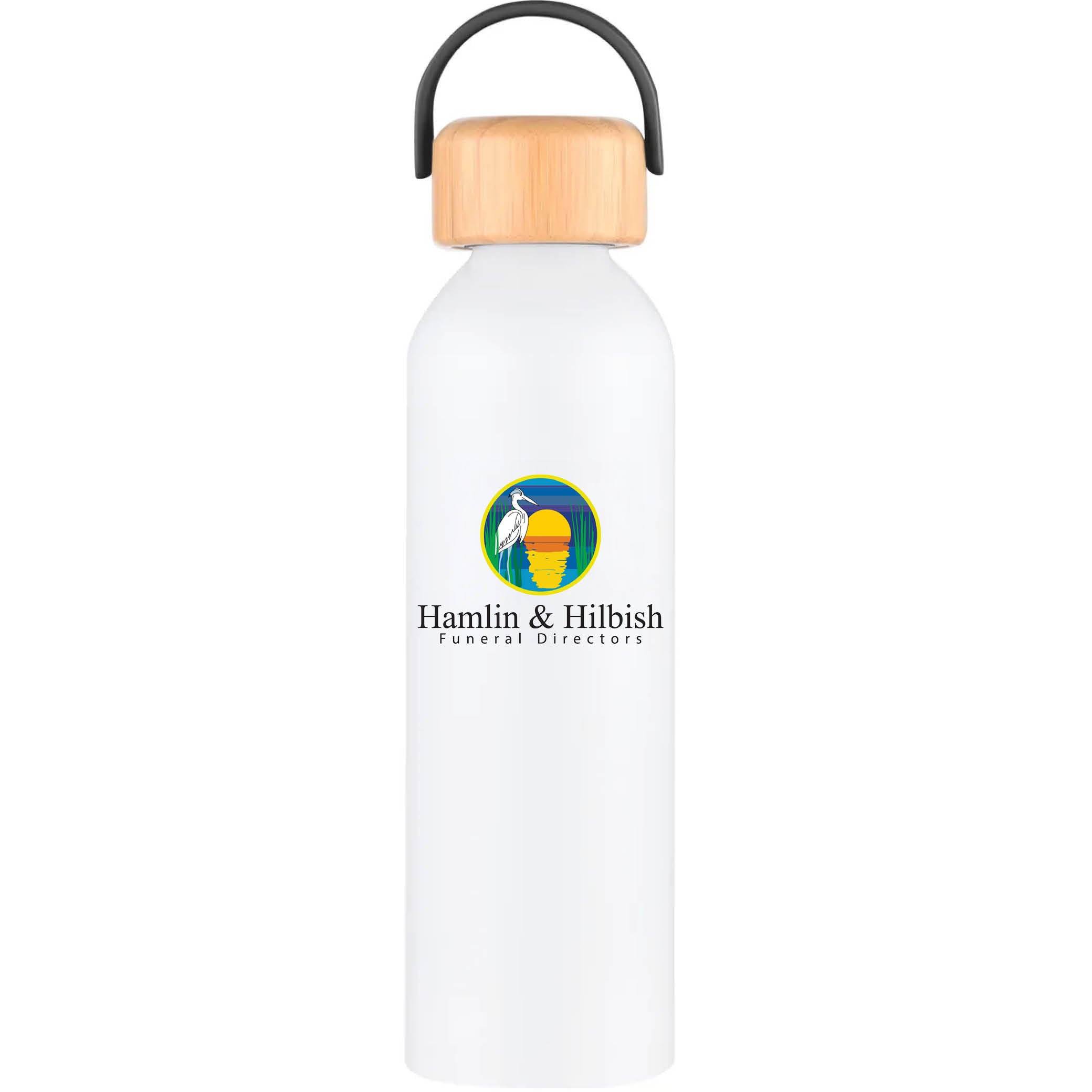 Geyser-VI 24 Oz. Eco Friendly Sports Water Bottle White