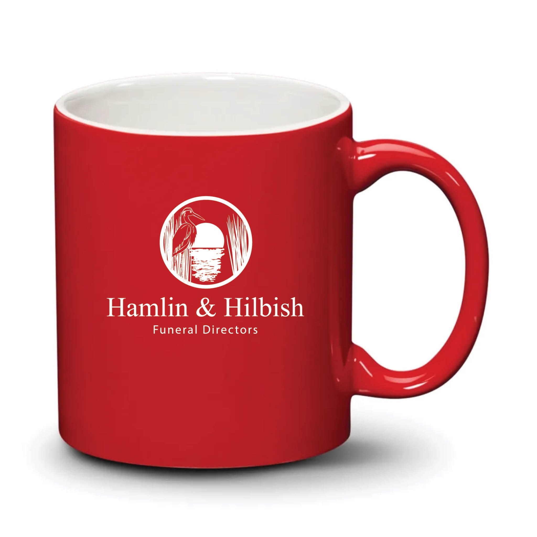 Malibu Mug Red White Logo