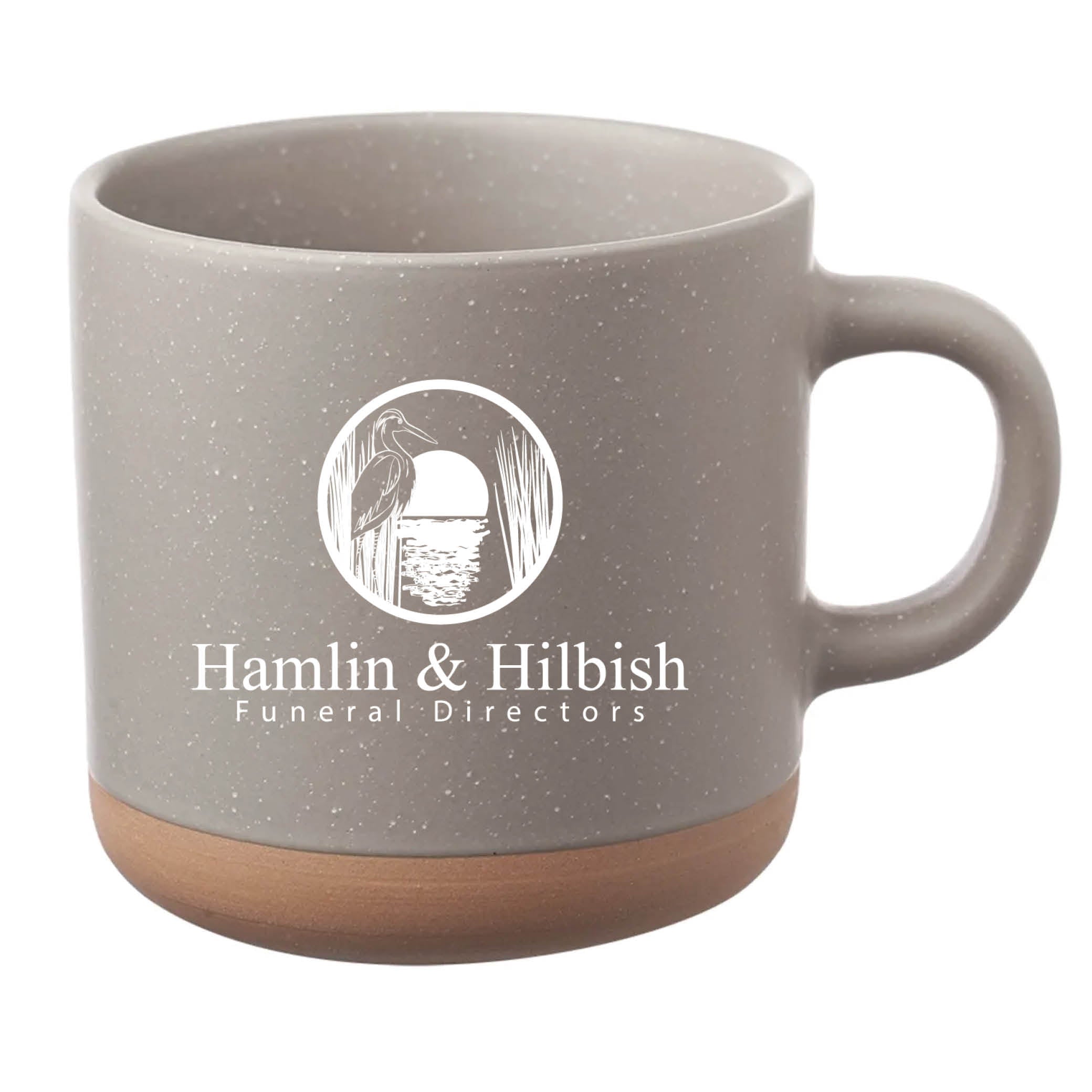 Cosmic Speckled Clay Coffee Mug 11 oz Gray