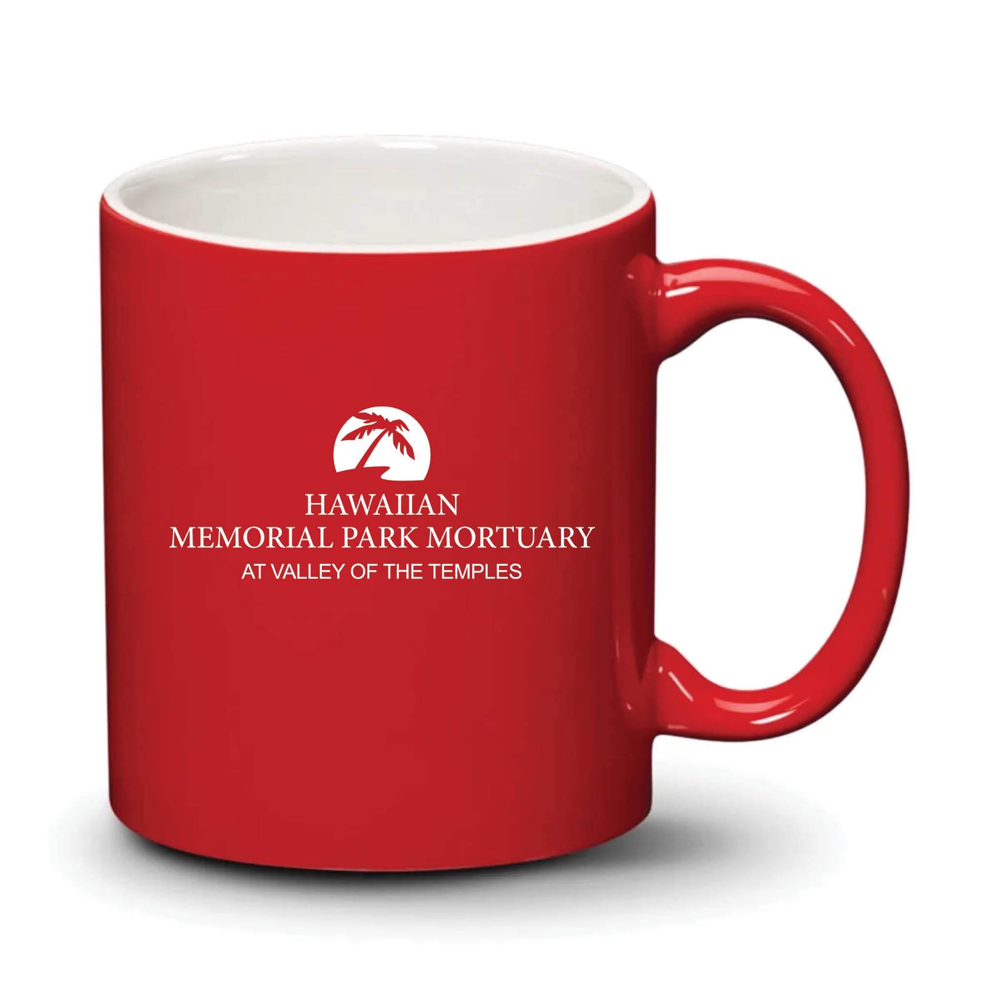 Malibu Mug Red White Logo