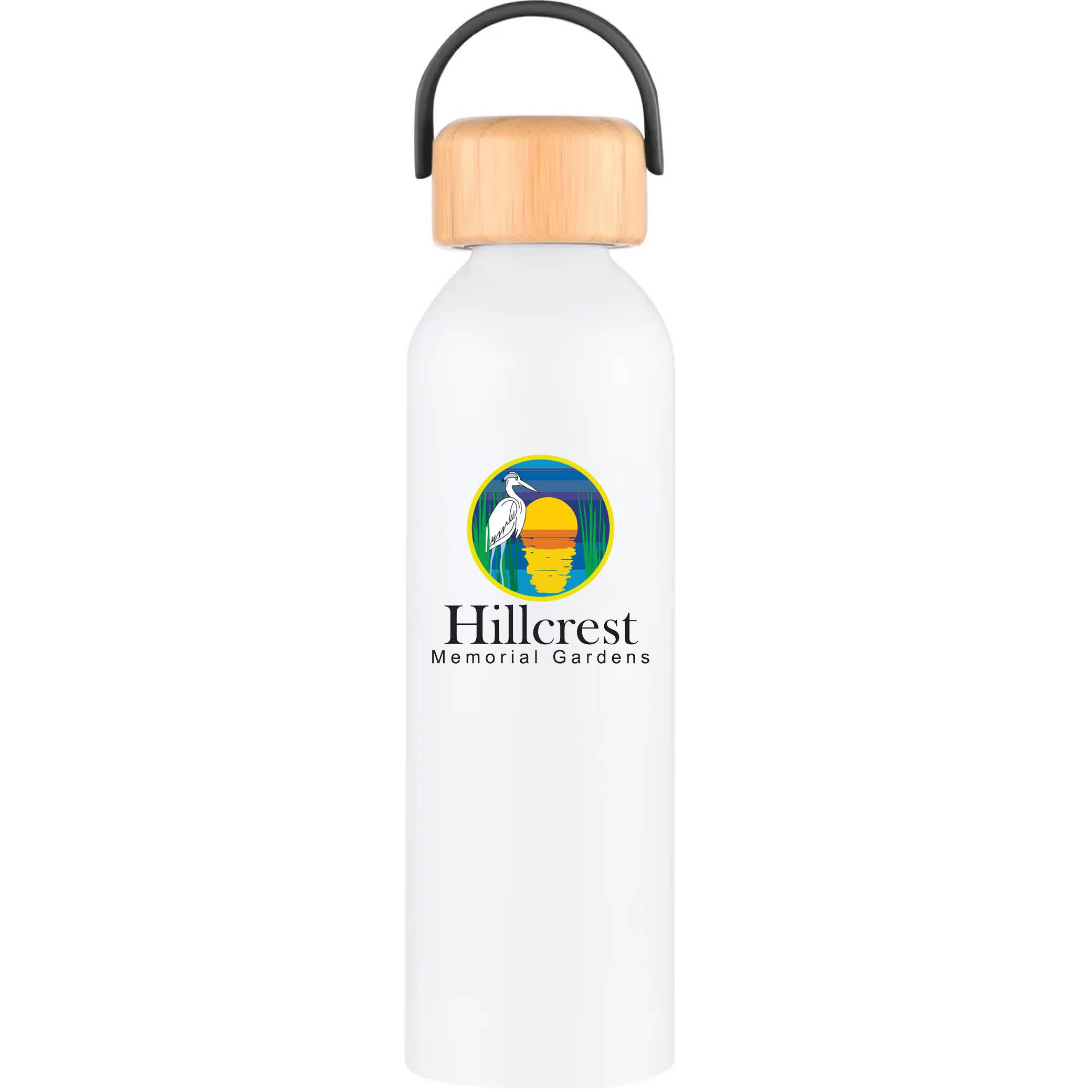 Geyser-VI 24 Oz. Eco Friendly Sports Water Bottle White