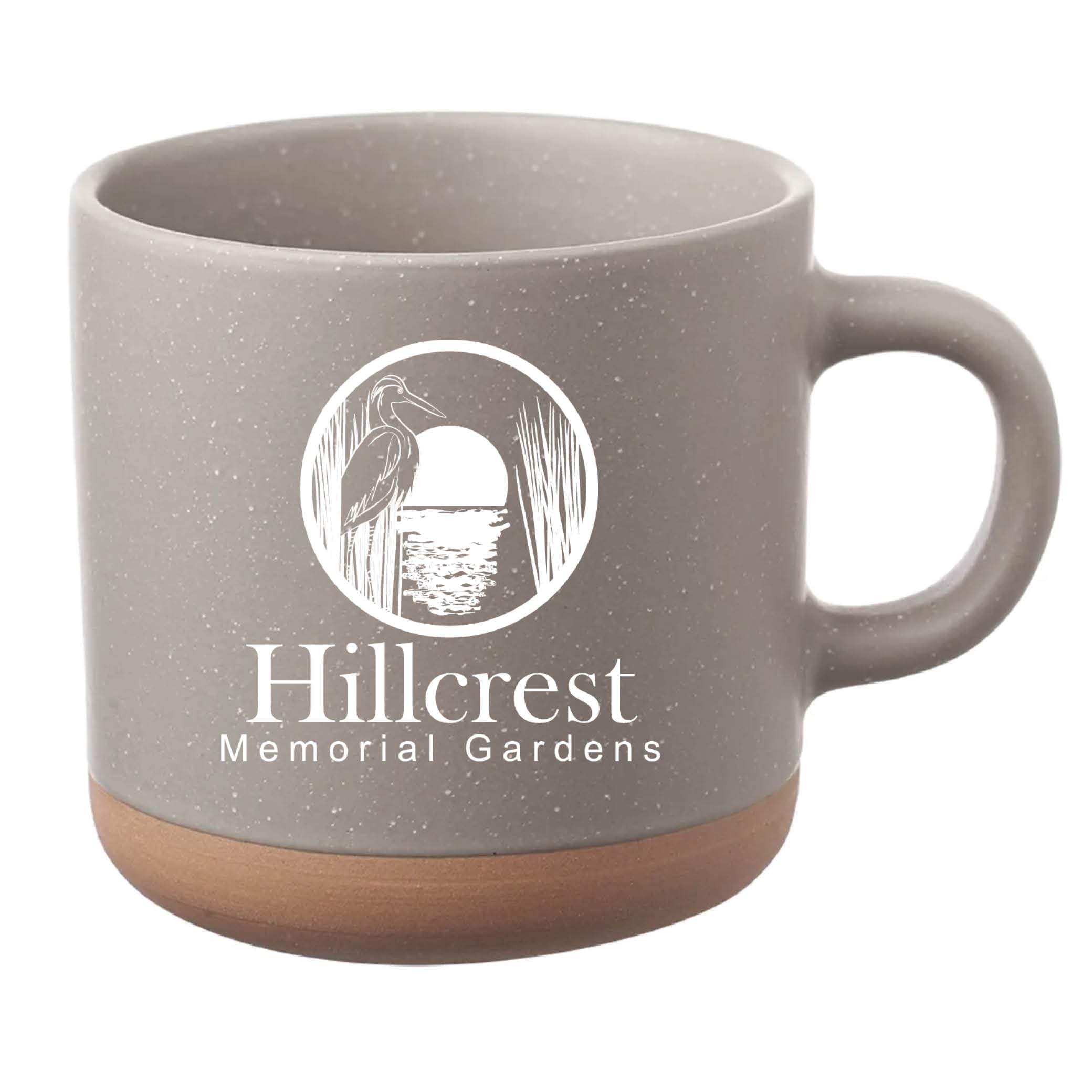 Cosmic Speckled Clay Coffee Mug 11 oz Gray