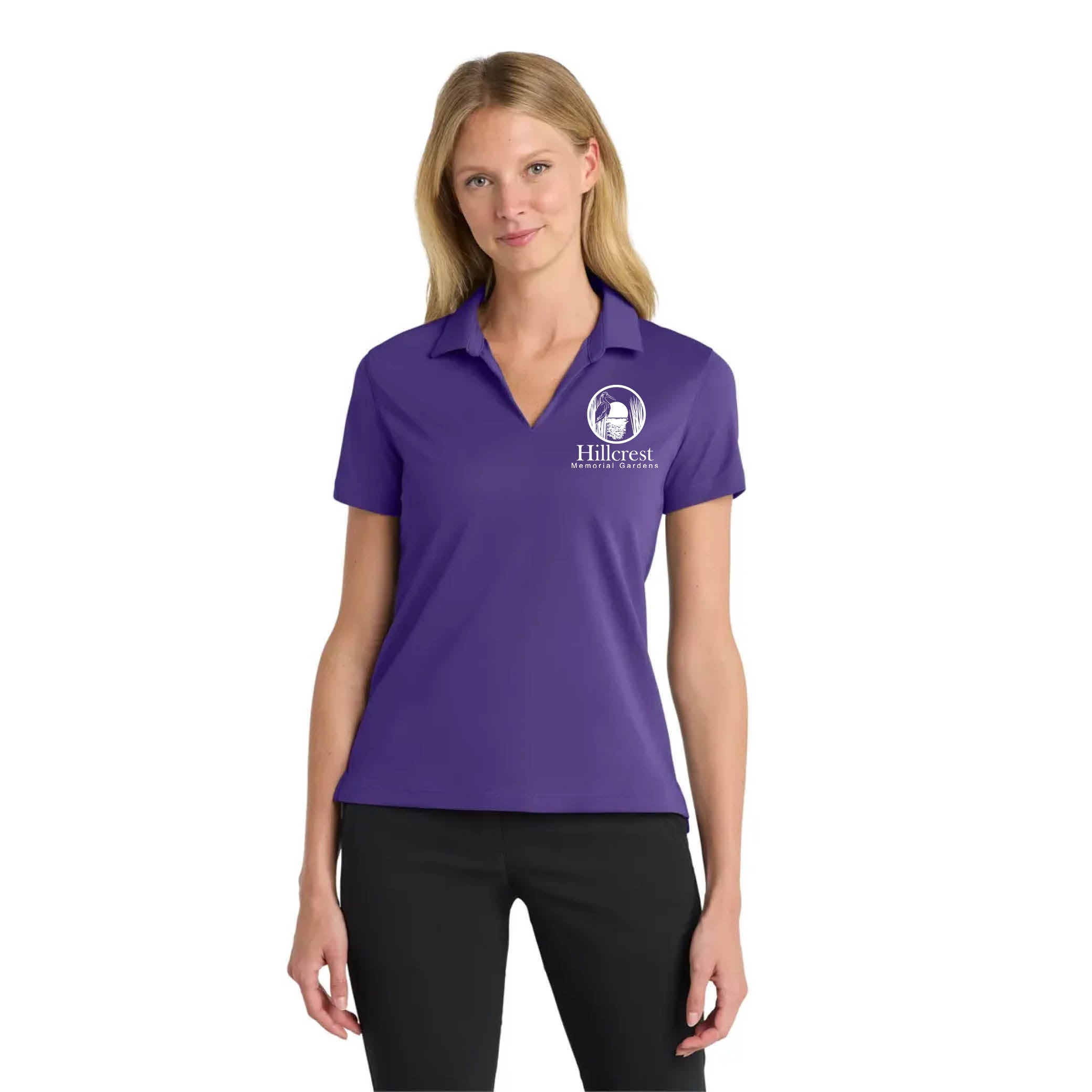 Nike Women's Dri-FIT Micro Pique 2.0 Polo Court Purple