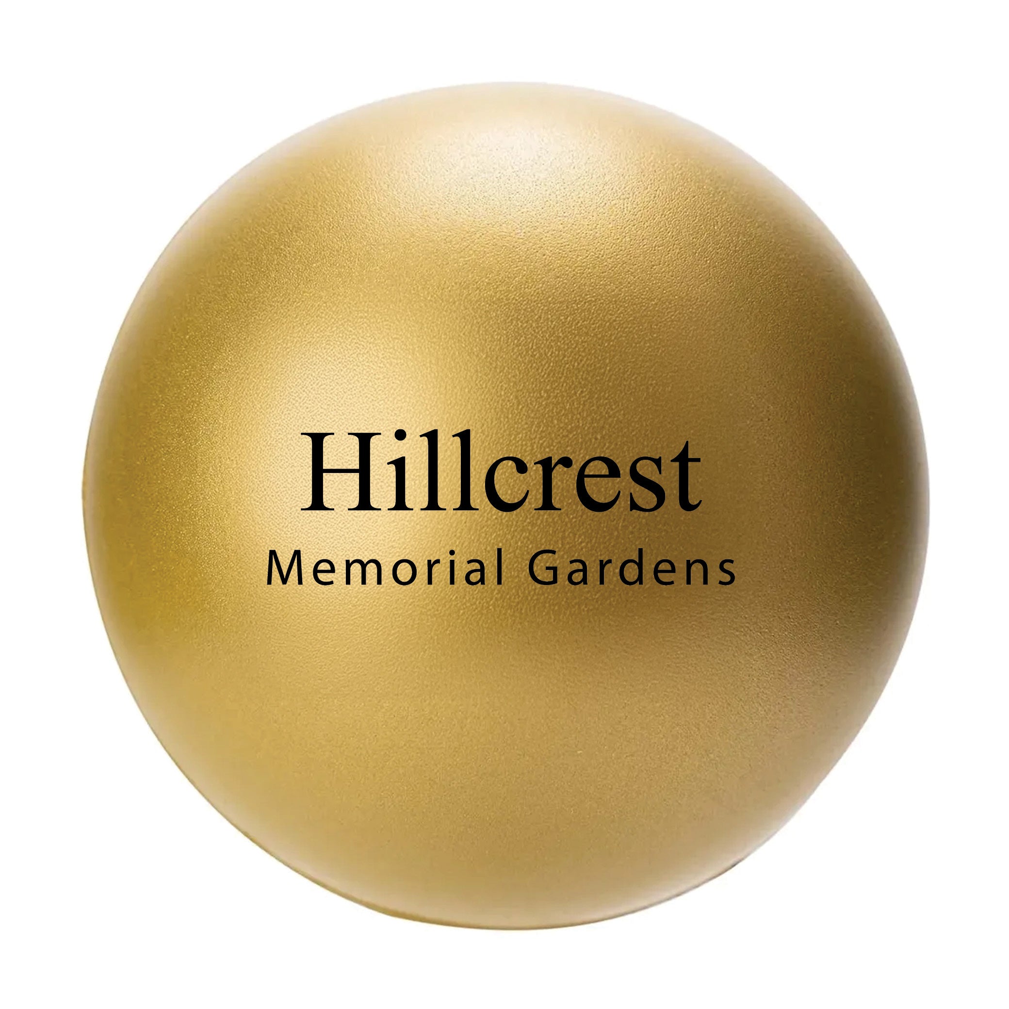 Round Stress Ball Gold