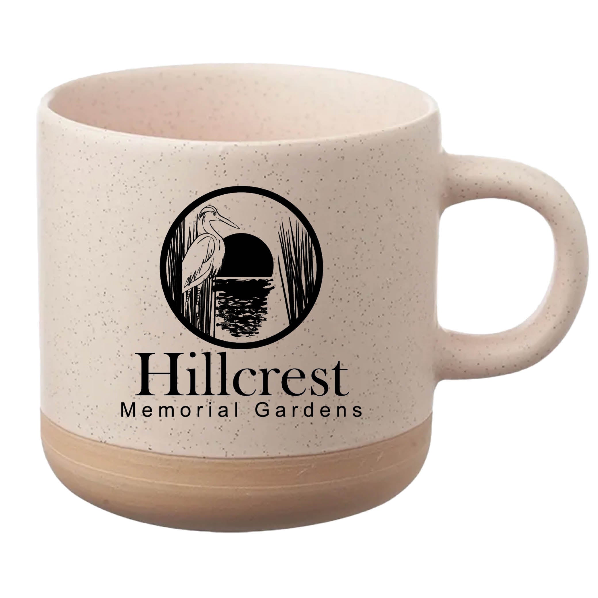 Cosmic Speckled Clay Coffee Mug 11 oz Cream