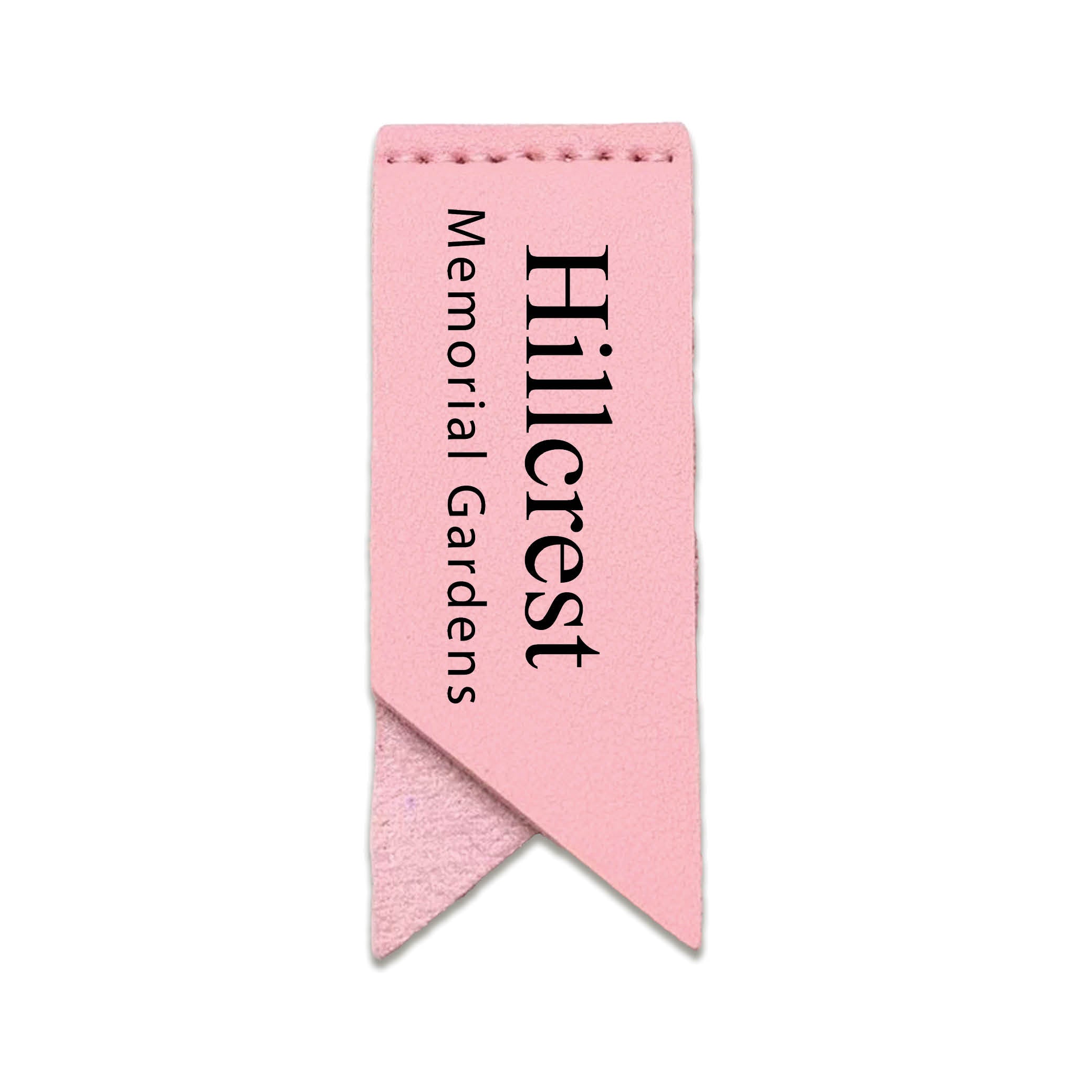 Handmade Leather Bookmark Corner Marker Clip Read Sign Pink