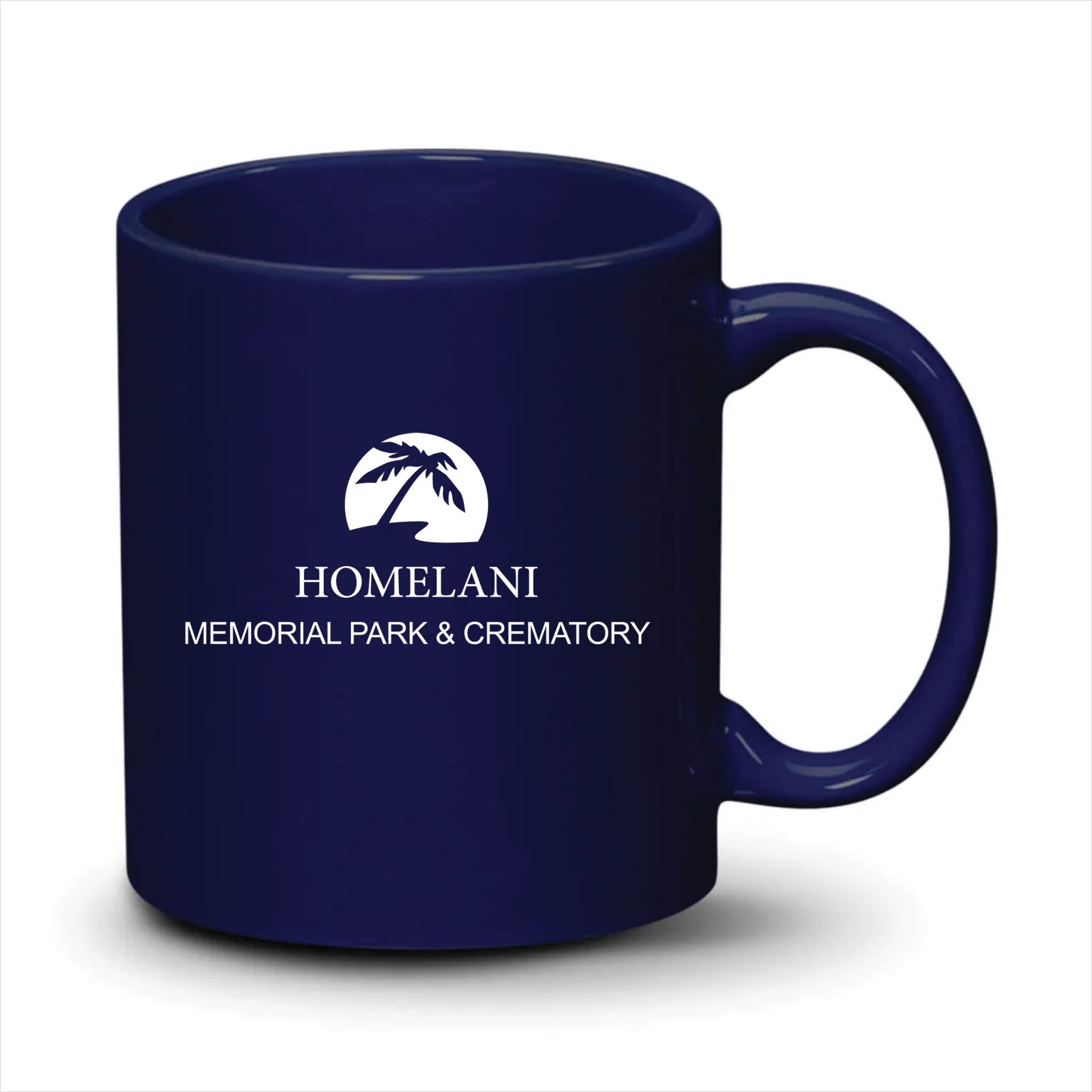 Malibu Mug Cobalt White Logo
