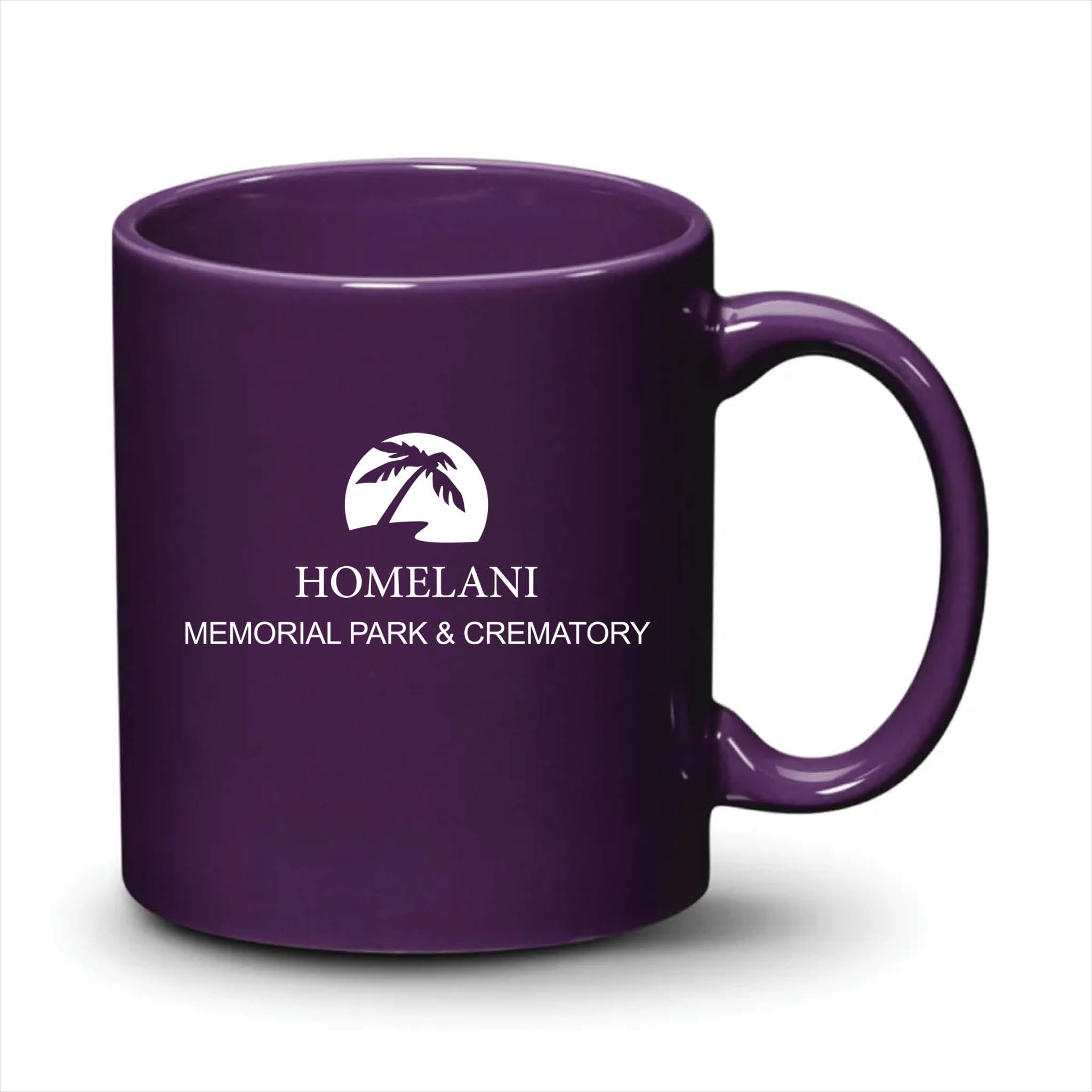 Malibu Mug Purple White Logo