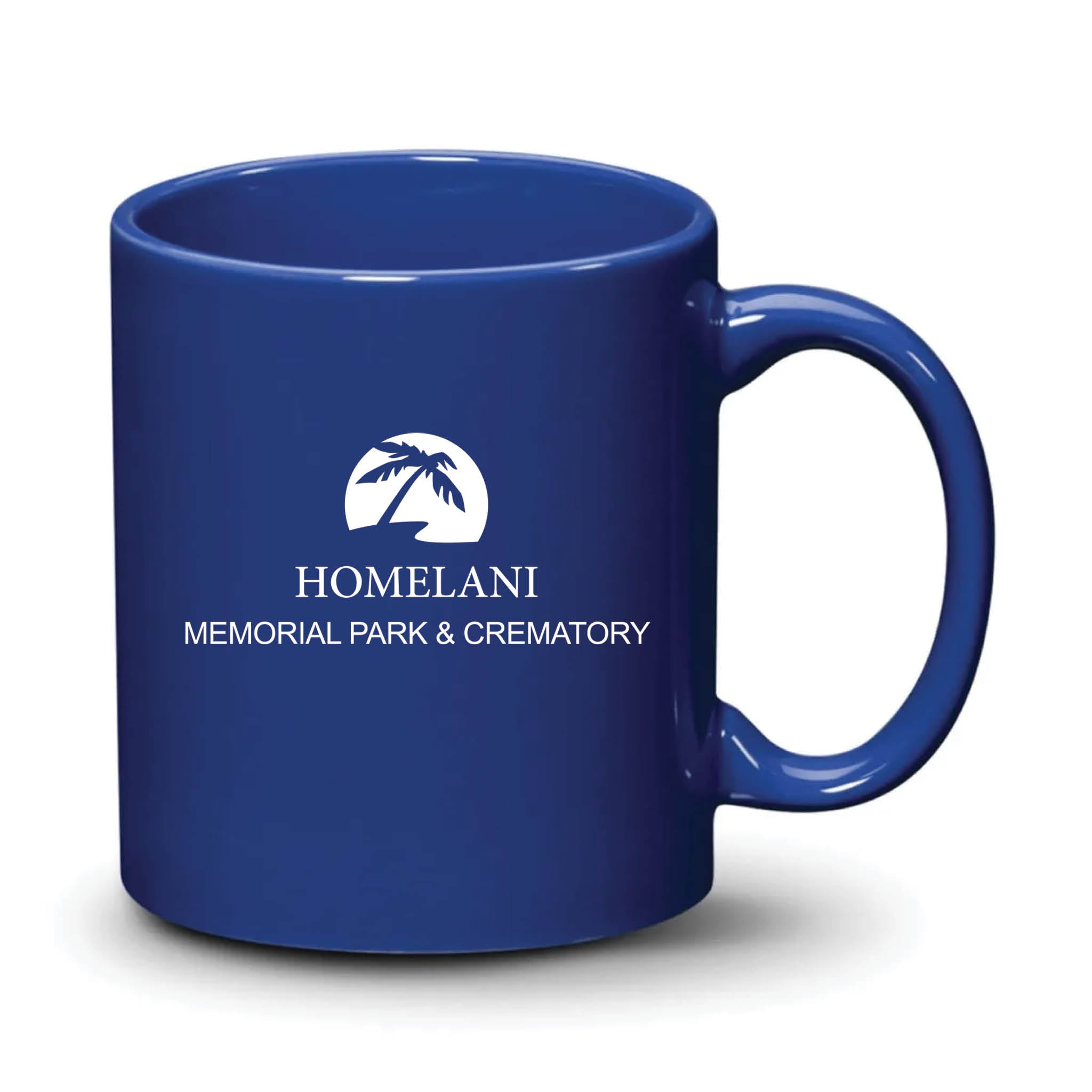 Malibu Mug Royal Blue White Logo