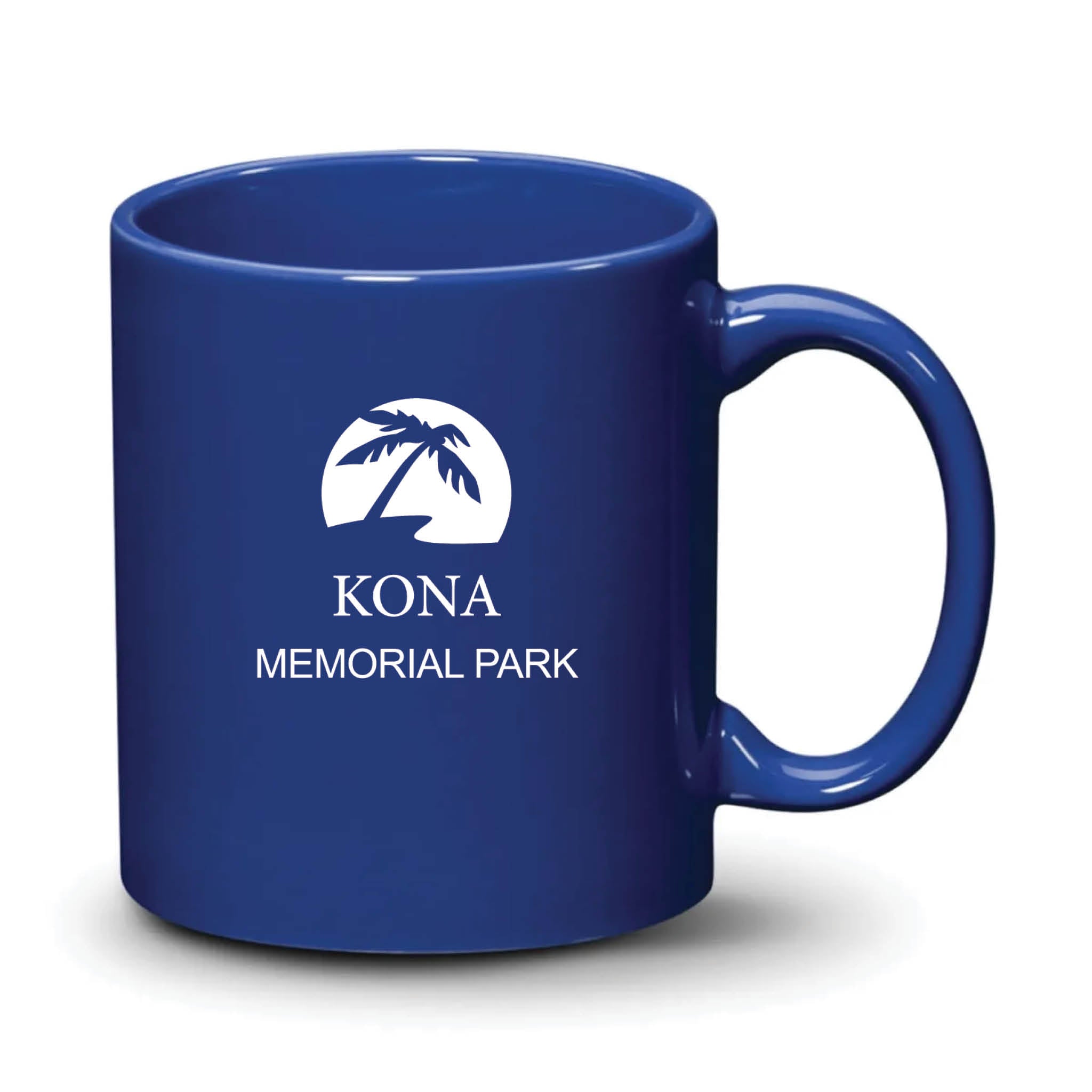 Malibu Mug Royal Blue White Logo