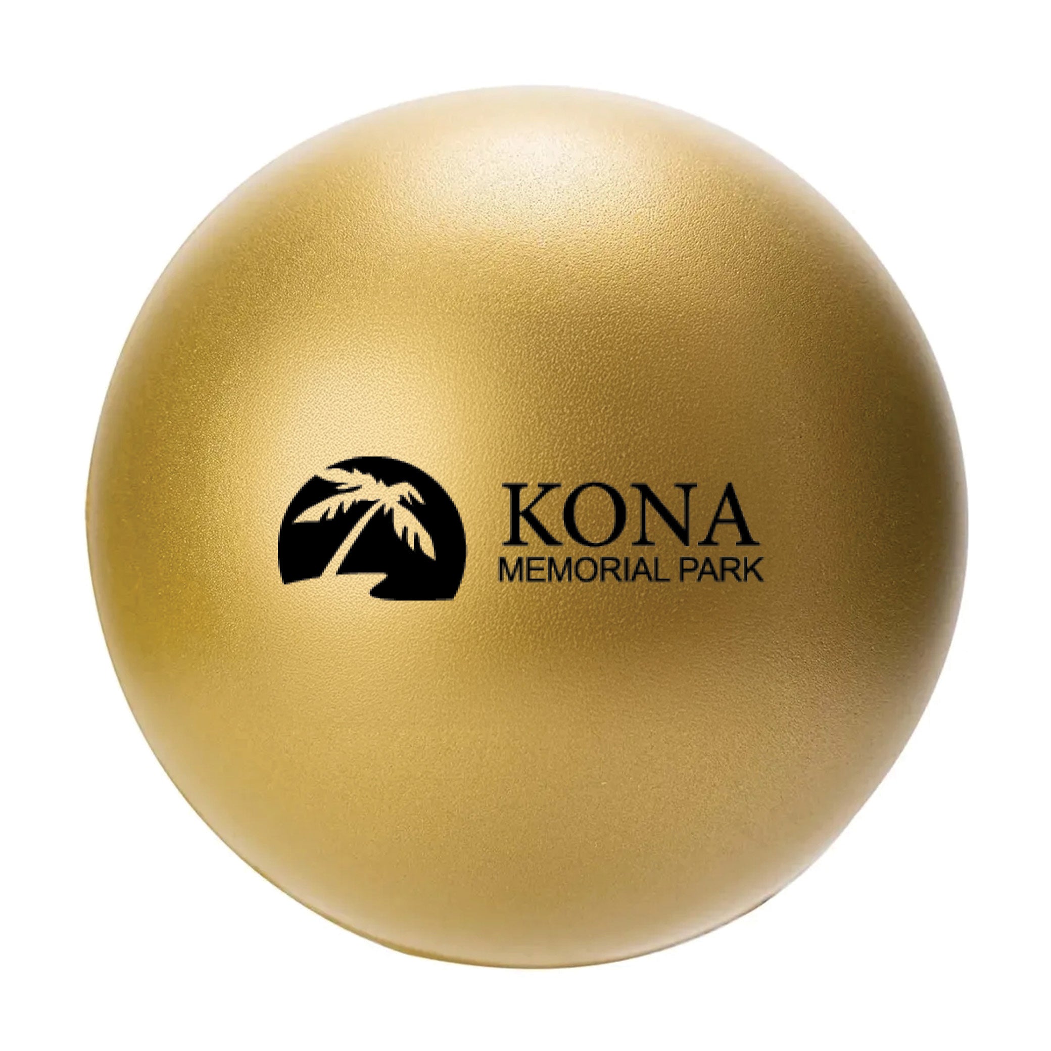 Round Stress Ball Gold