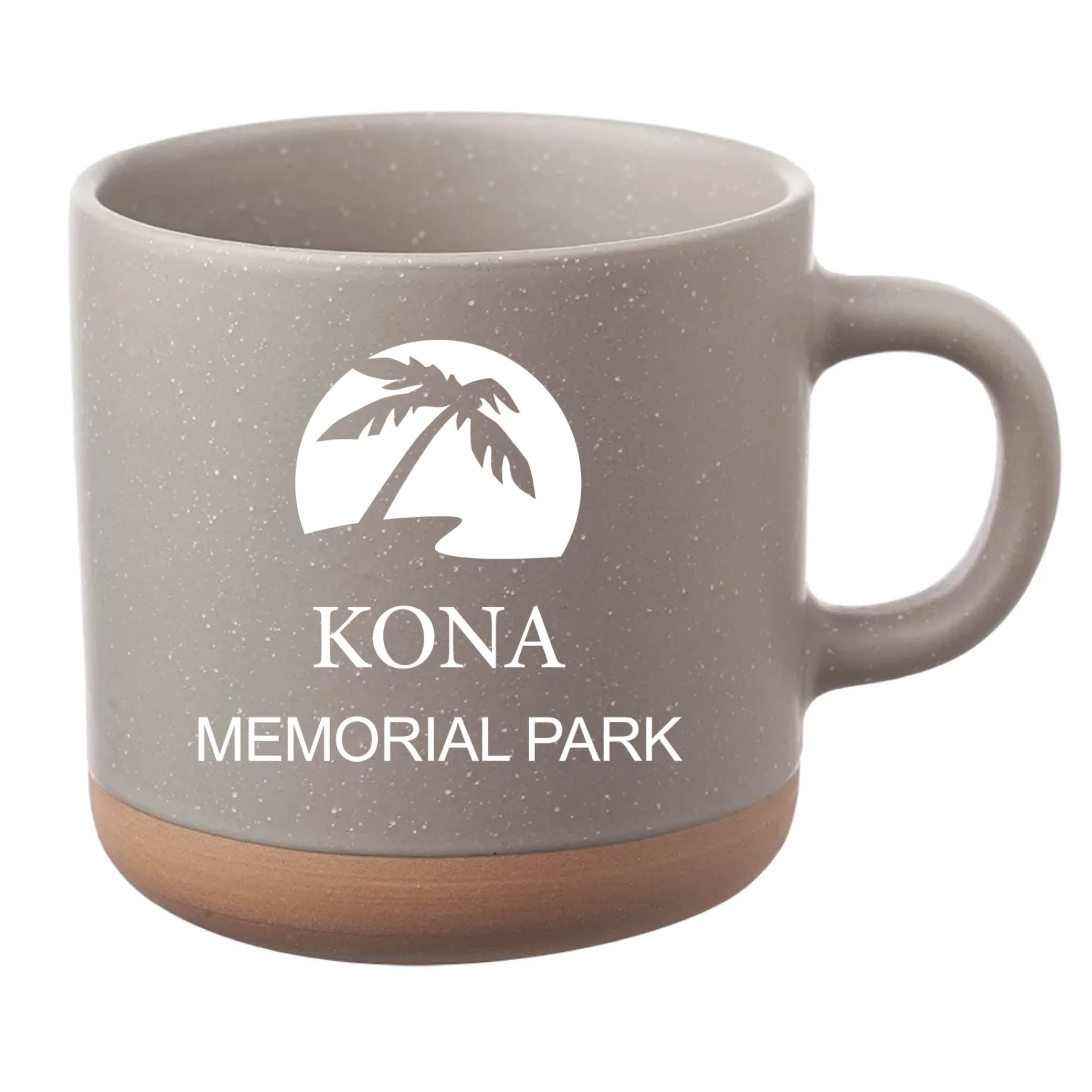 Cosmic Speckled Clay Coffee Mug 11 oz Gray