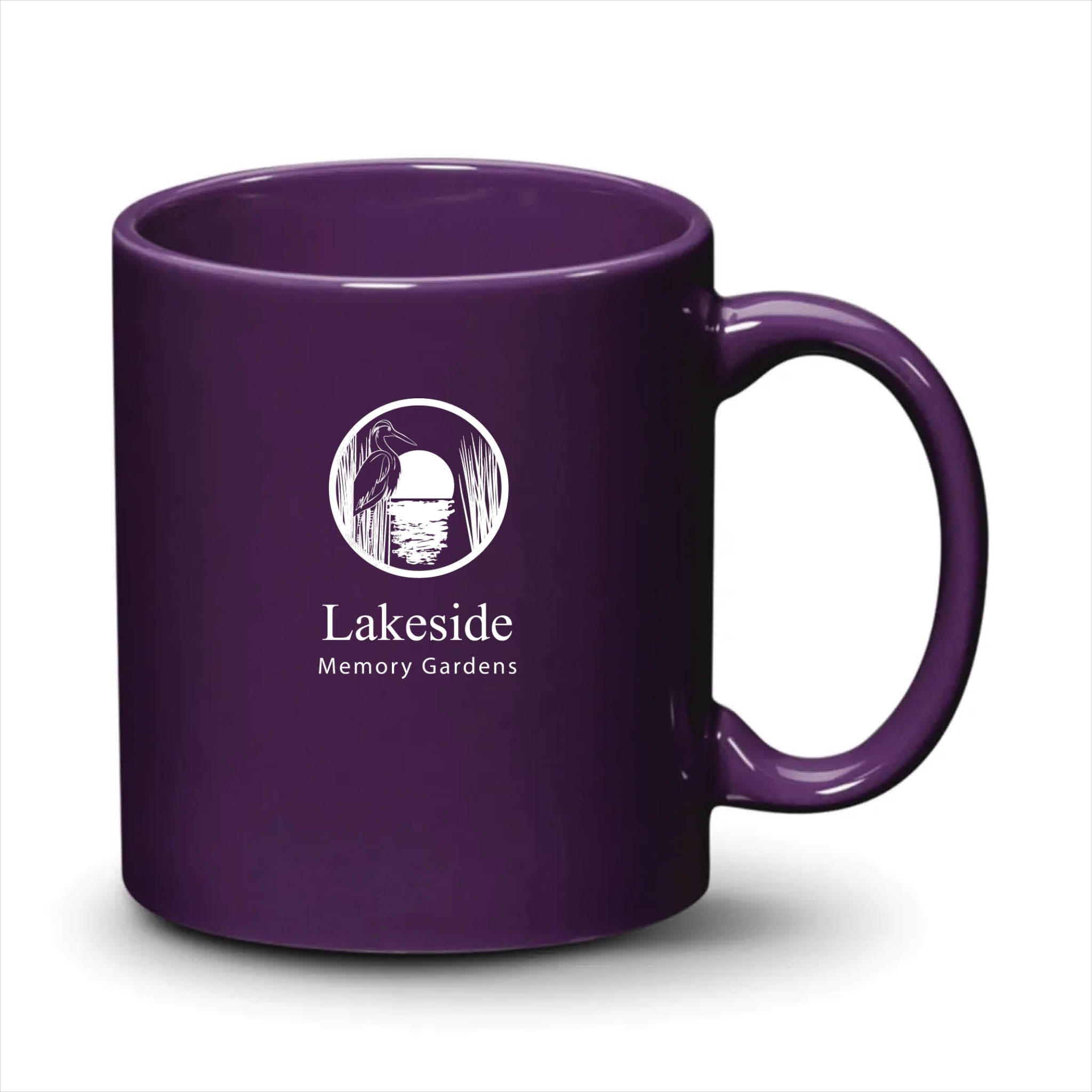 Malibu Mug Purple White Logo