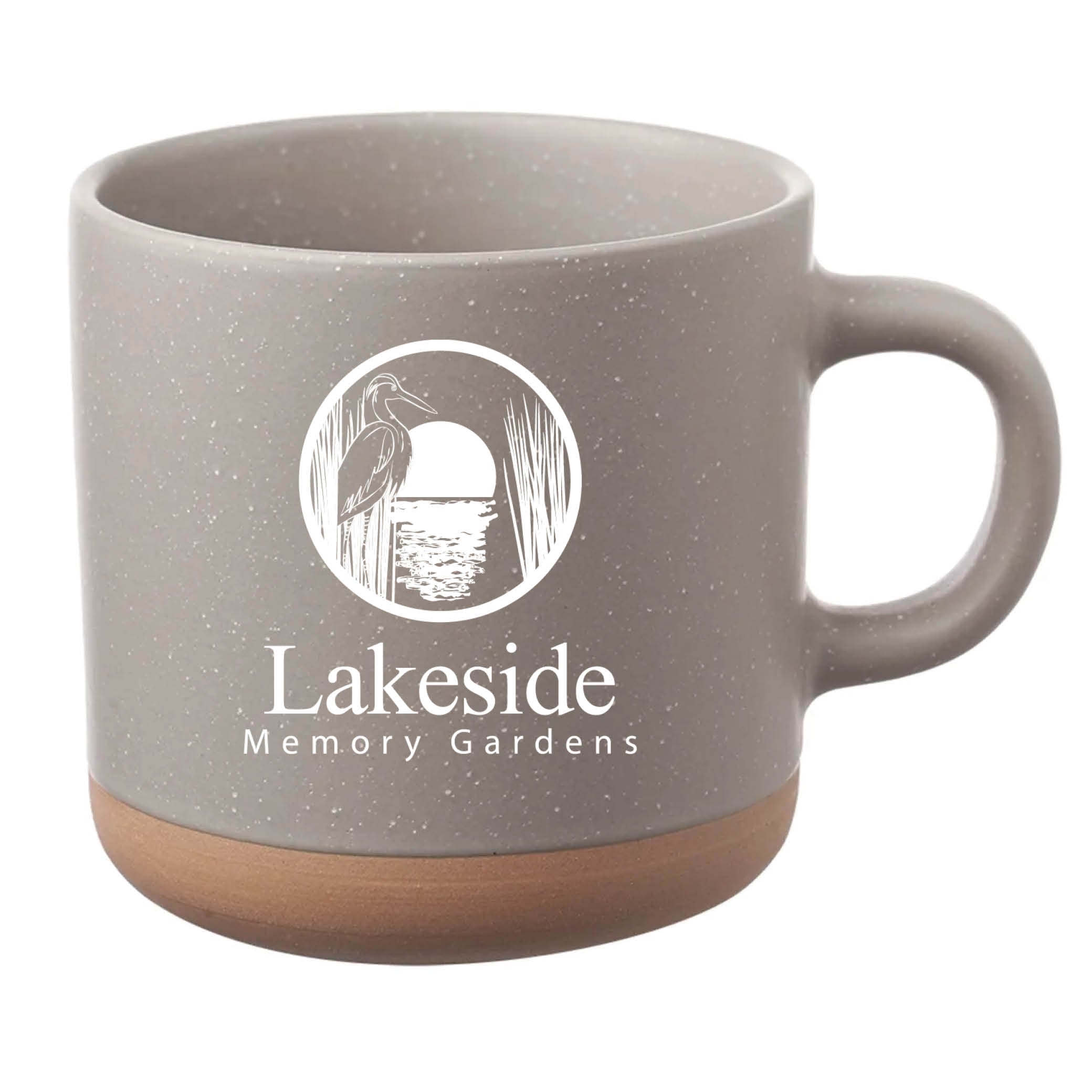 Cosmic Speckled Clay Coffee Mug 11 oz Gray