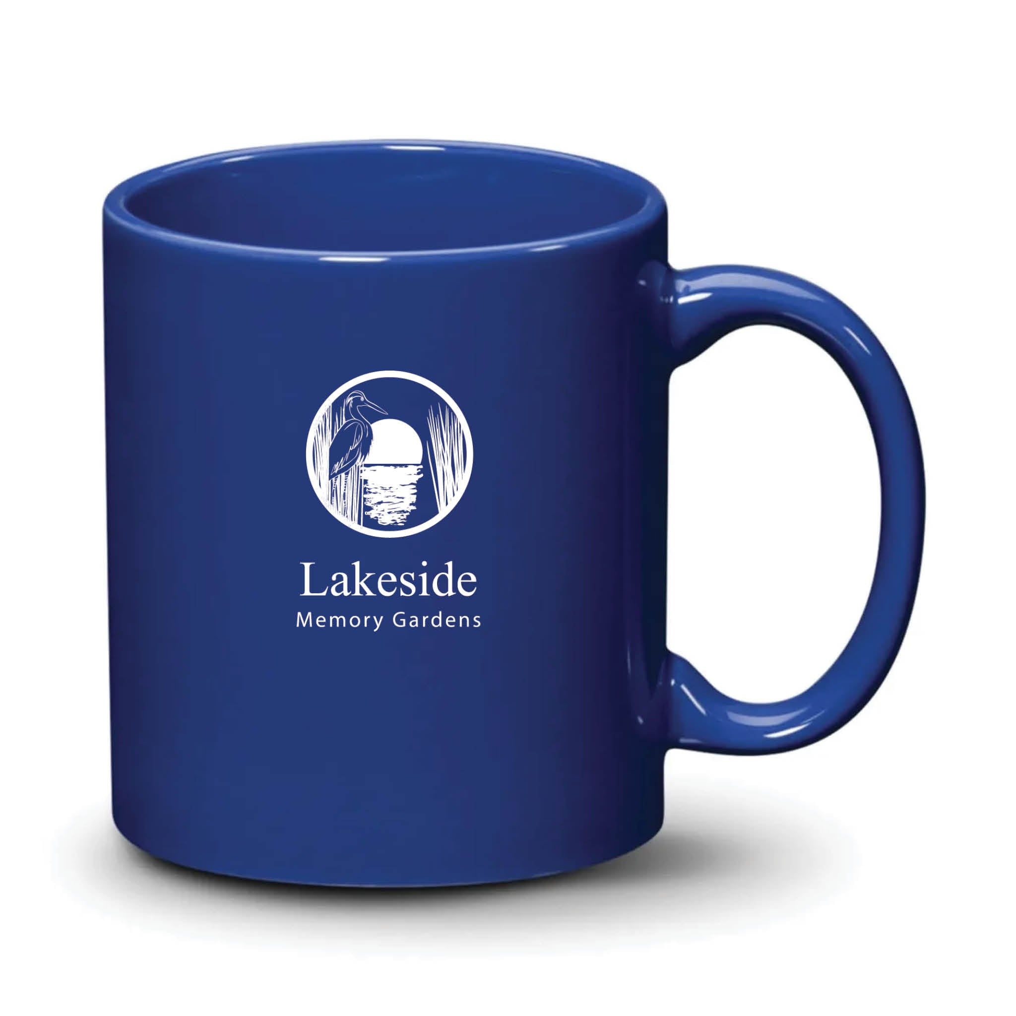 Malibu Mug Royal Blue White Logo