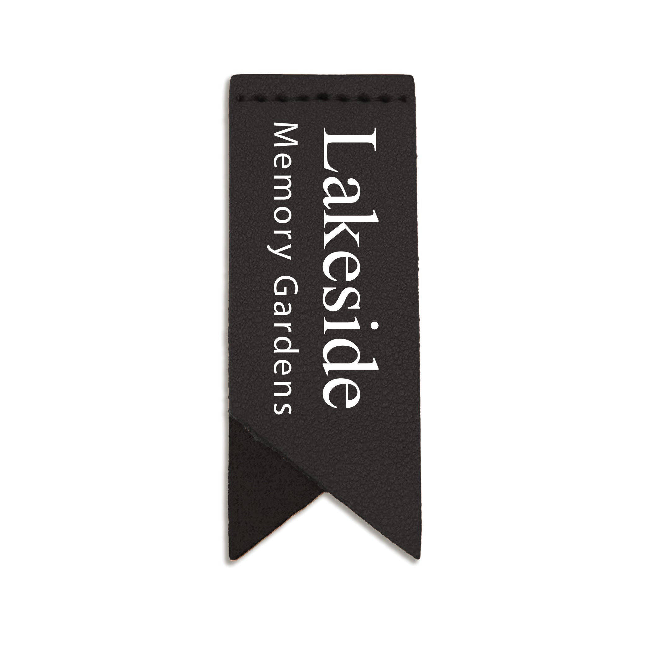 Handmade Leather Bookmark Corner Marker Clip Read Sign Black