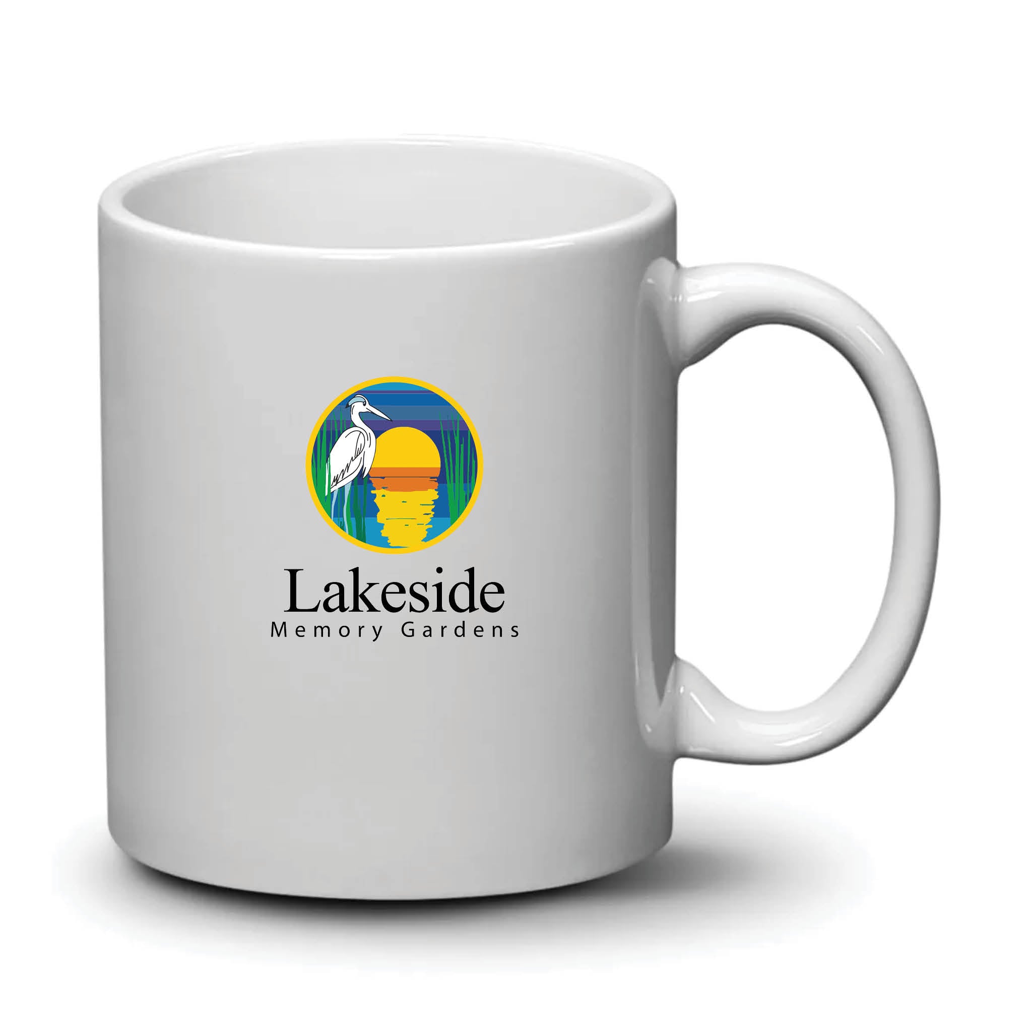 Malibu Mug White Full Color Logo