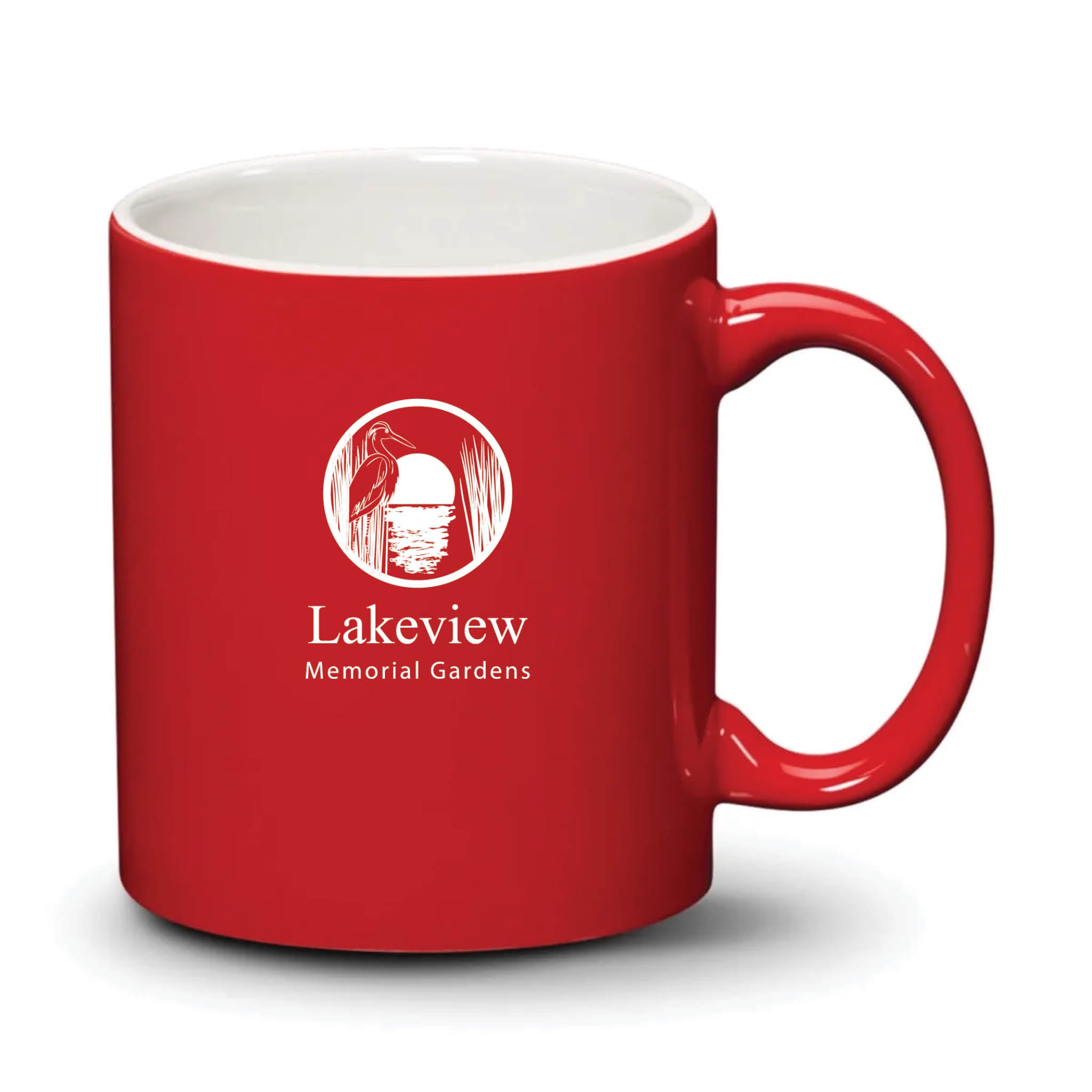 Malibu Mug Red White Logo