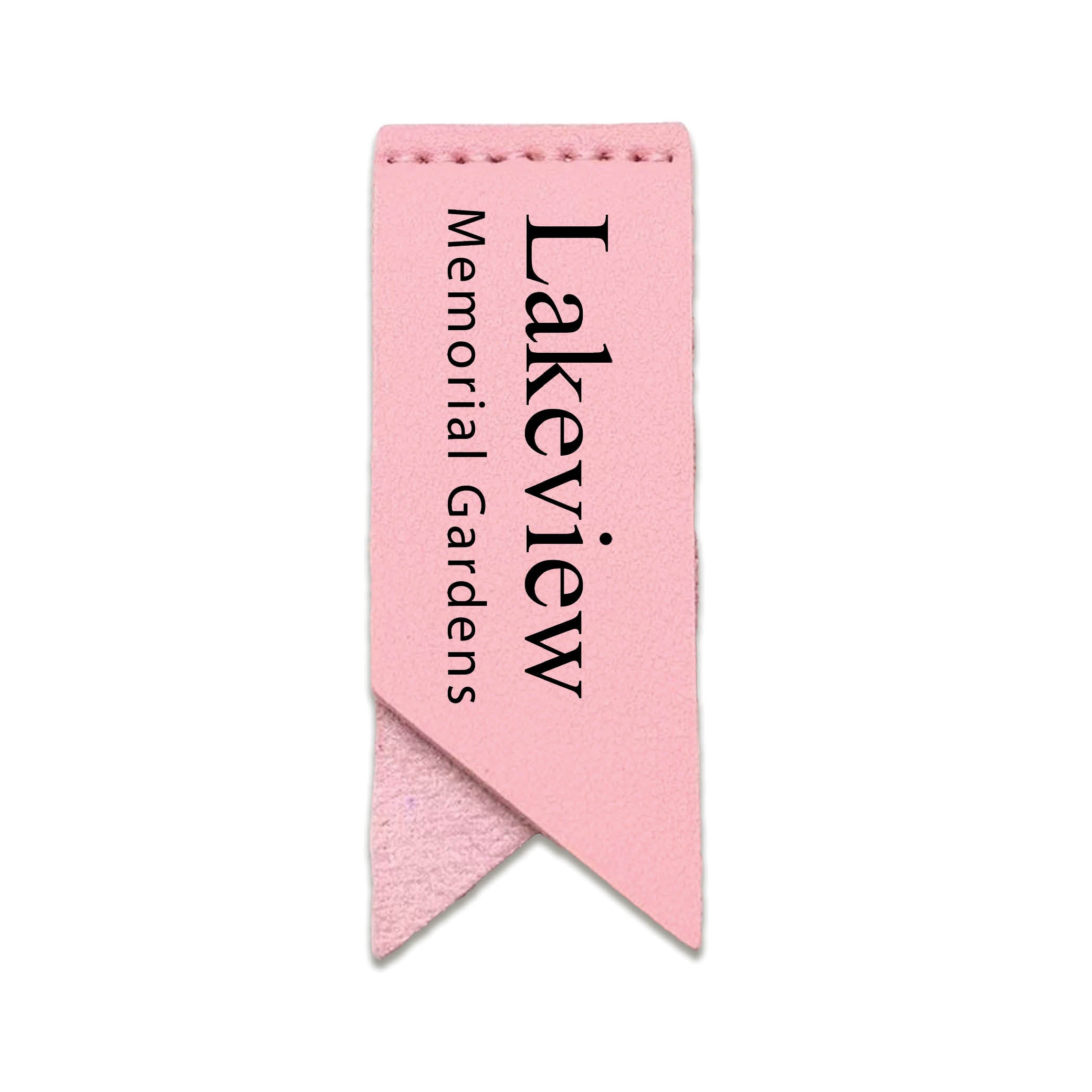 Handmade Leather Bookmark Corner Marker Clip Read Sign Pink