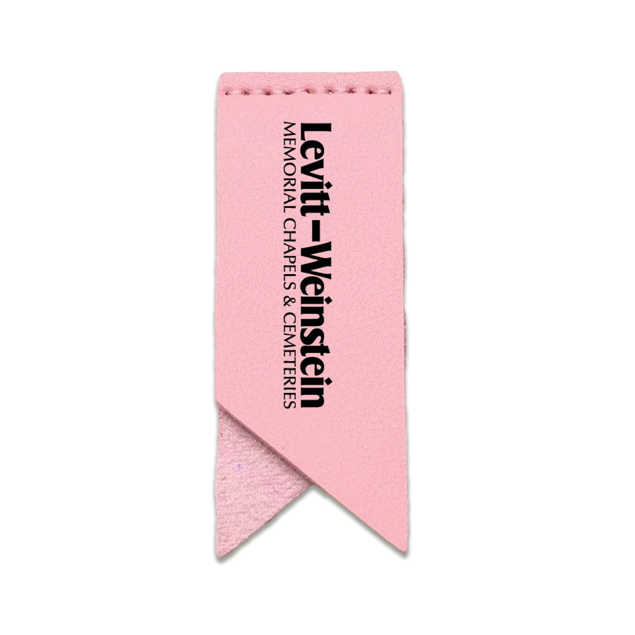 Handmade Leather Bookmark Corner Marker Clip Read Sign Pink