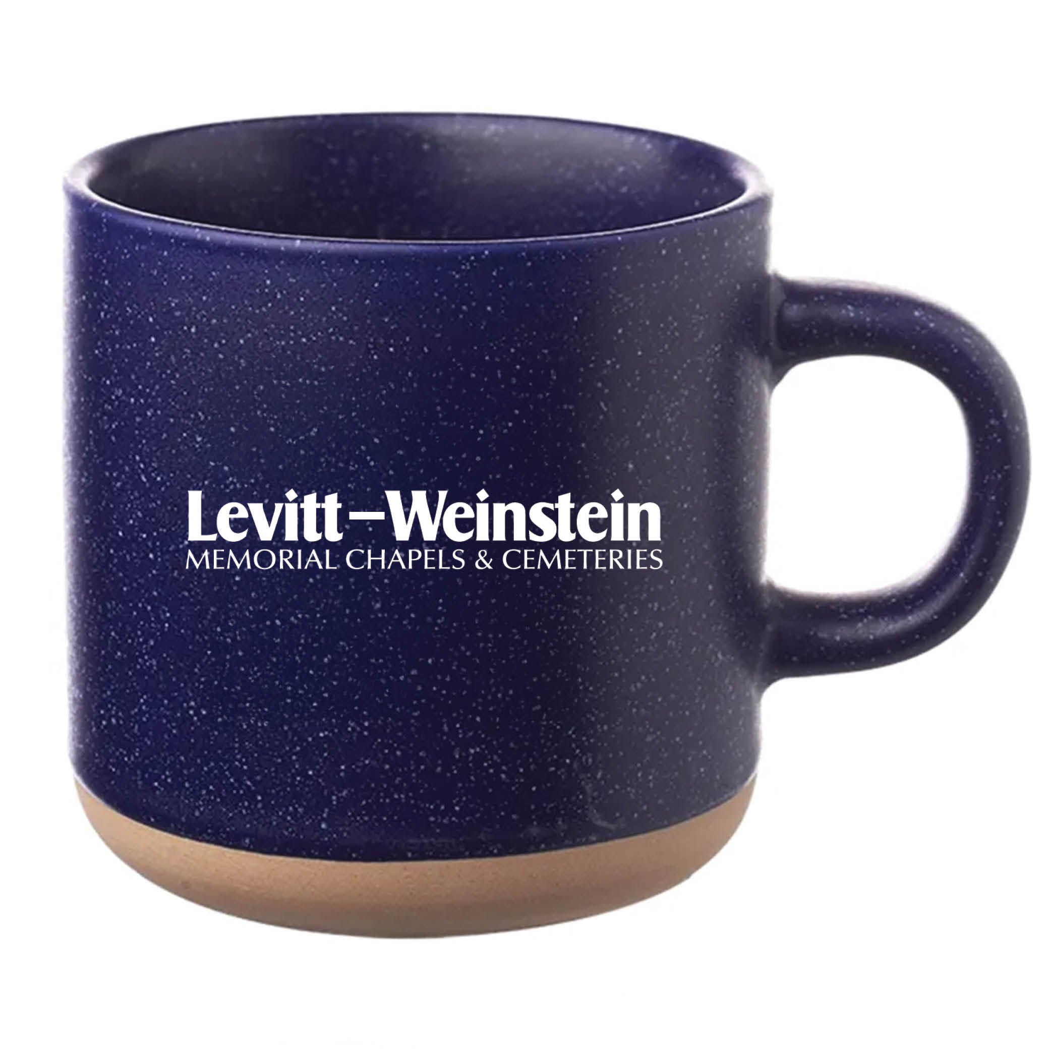 Cosmic Speckled Clay Coffee Mug 11 oz Blue