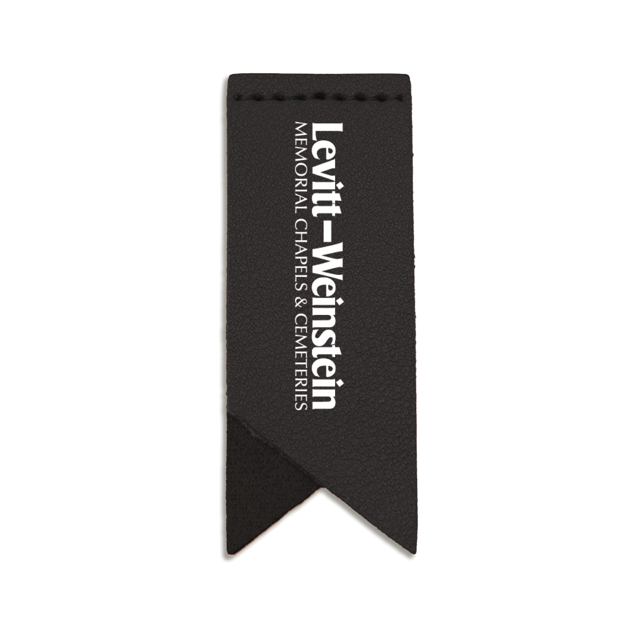Handmade Leather Bookmark Corner Marker Clip Read Sign Black