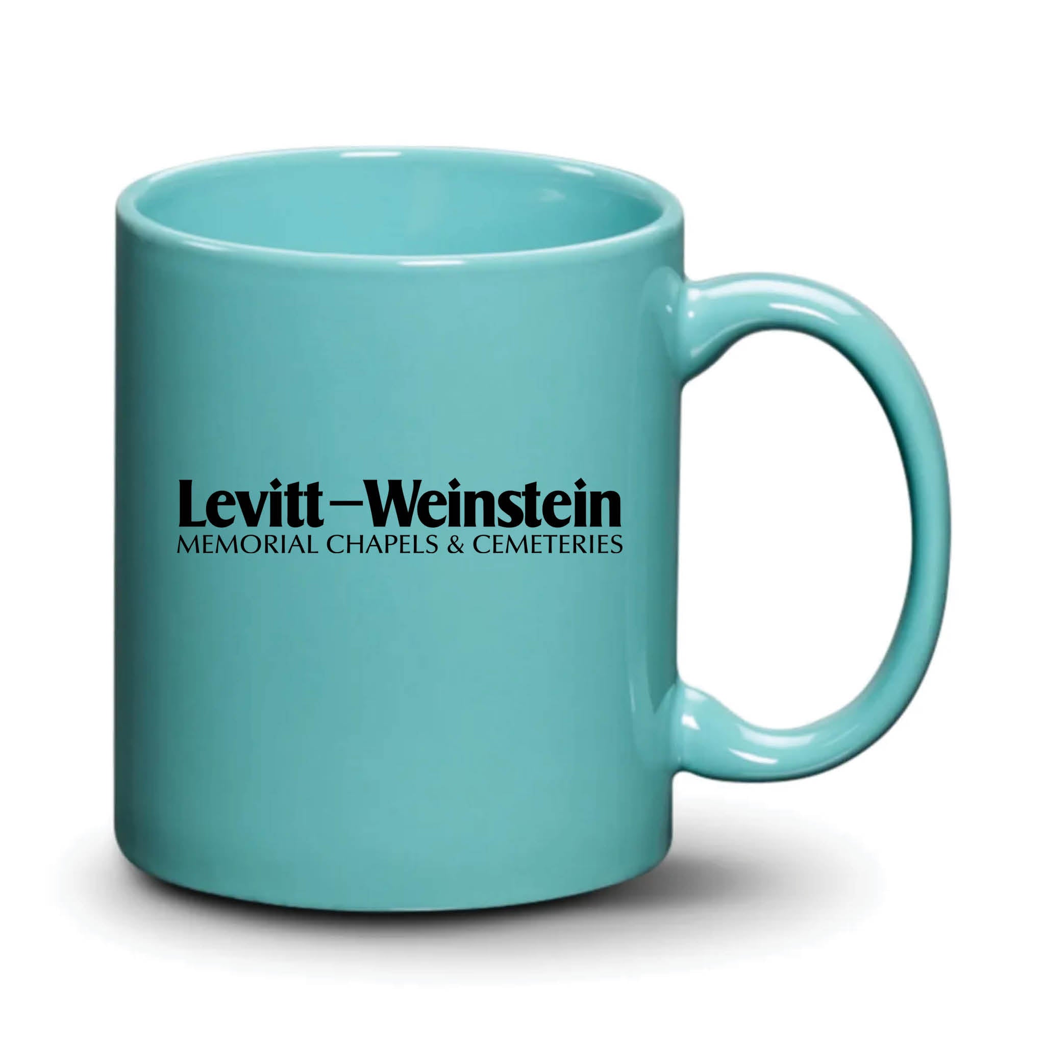 Malibu Mug Aqua Black Logo