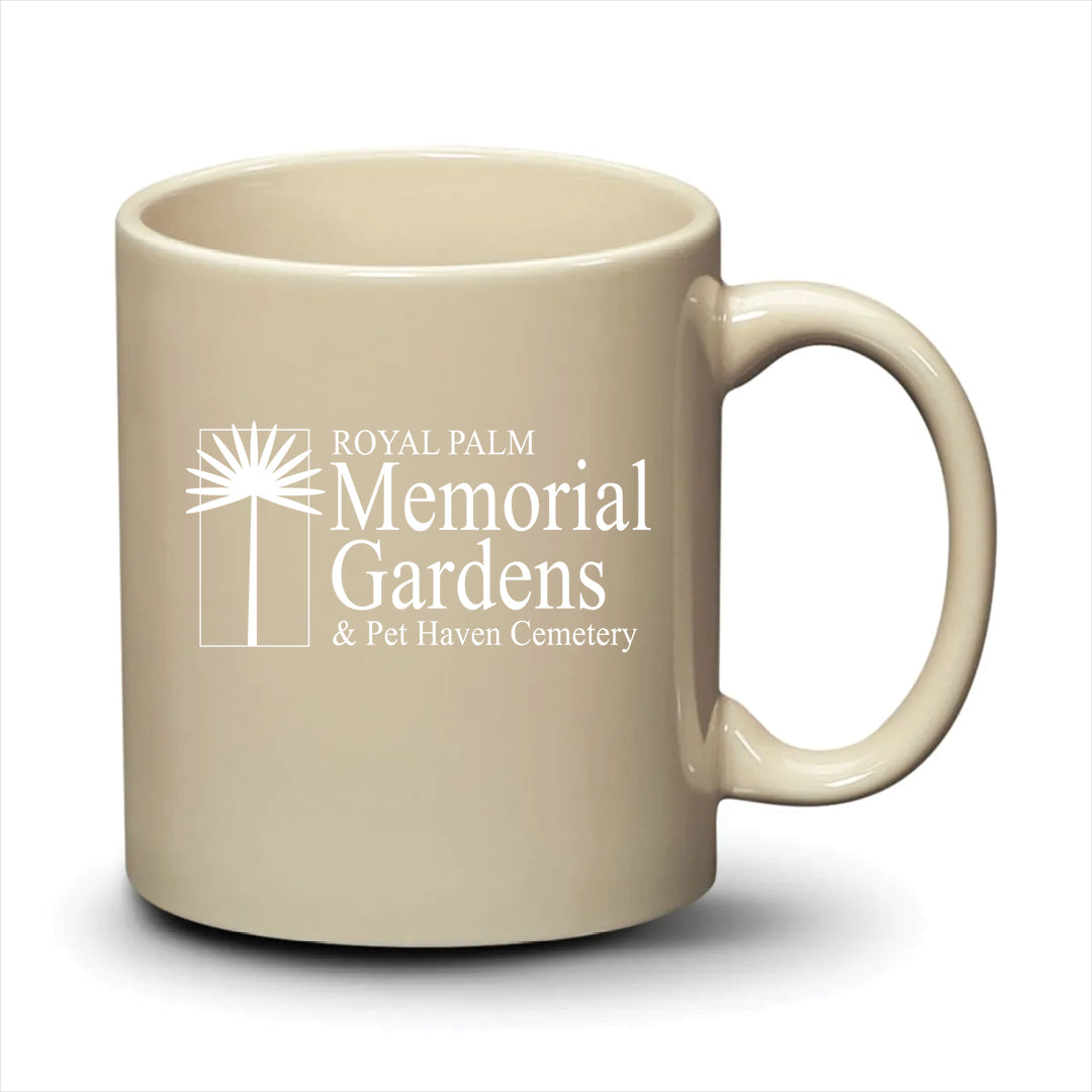 Malibu Mug Almond White Logo